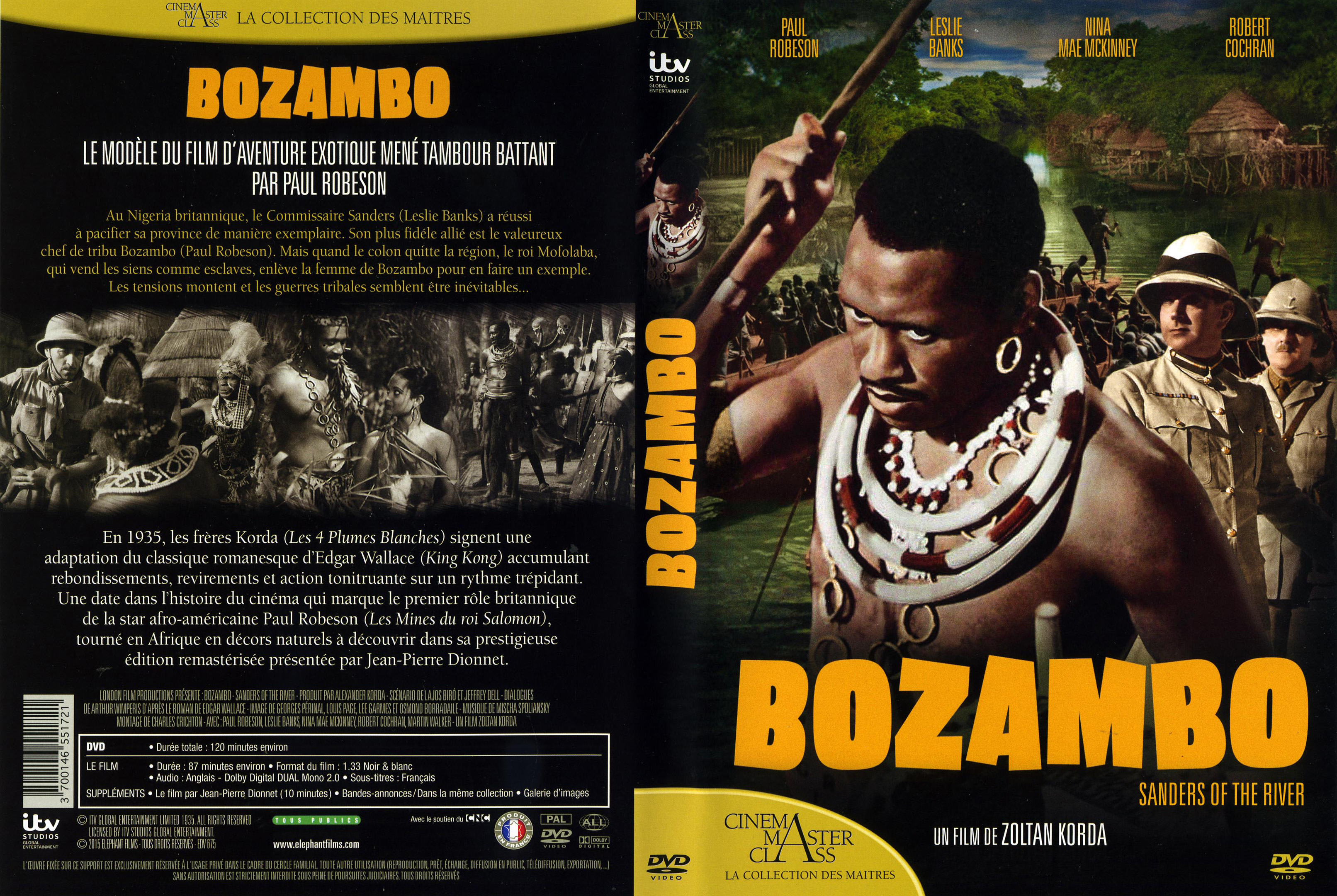 Jaquette DVD Bozambo