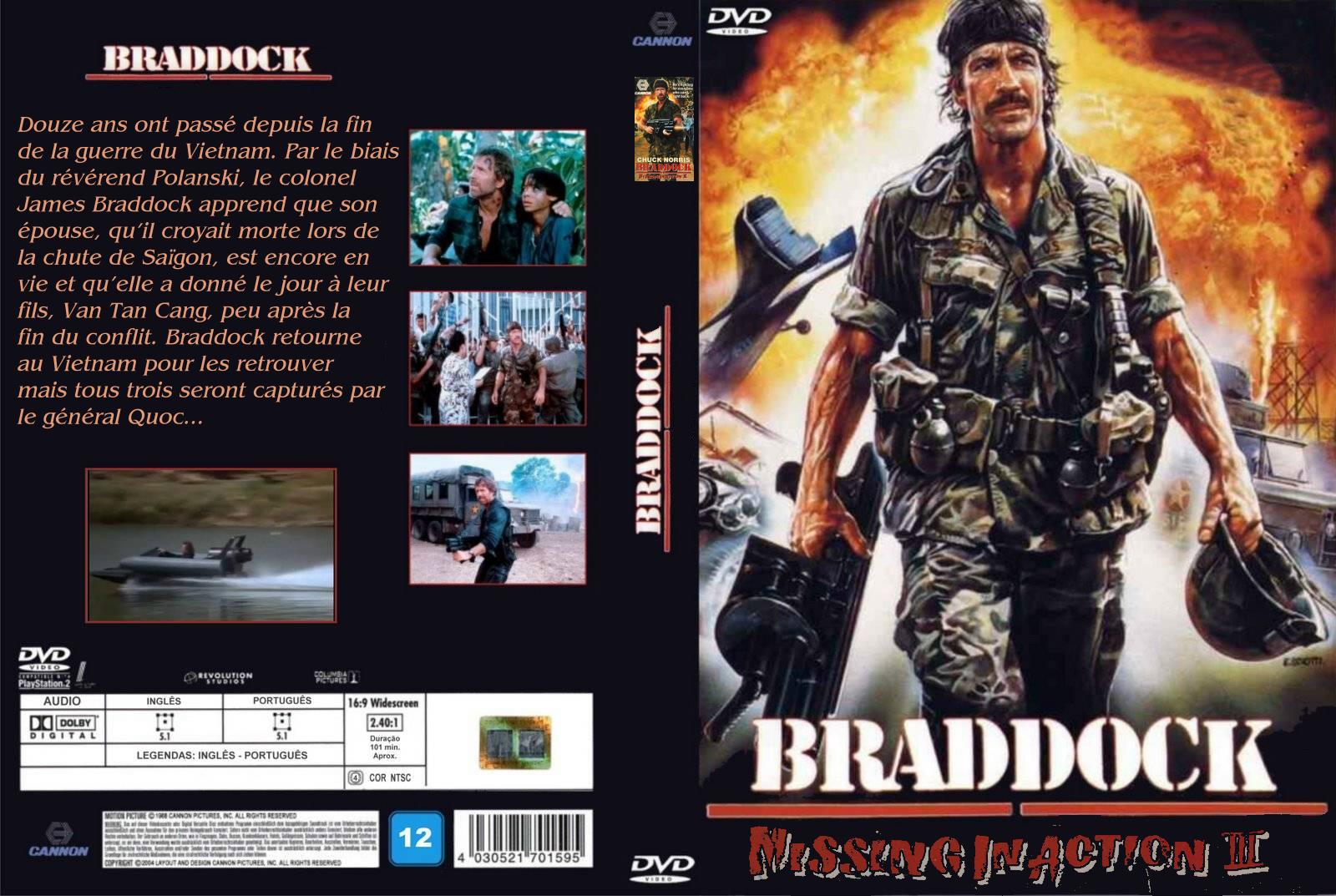 Jaquette DVD Braddock custom