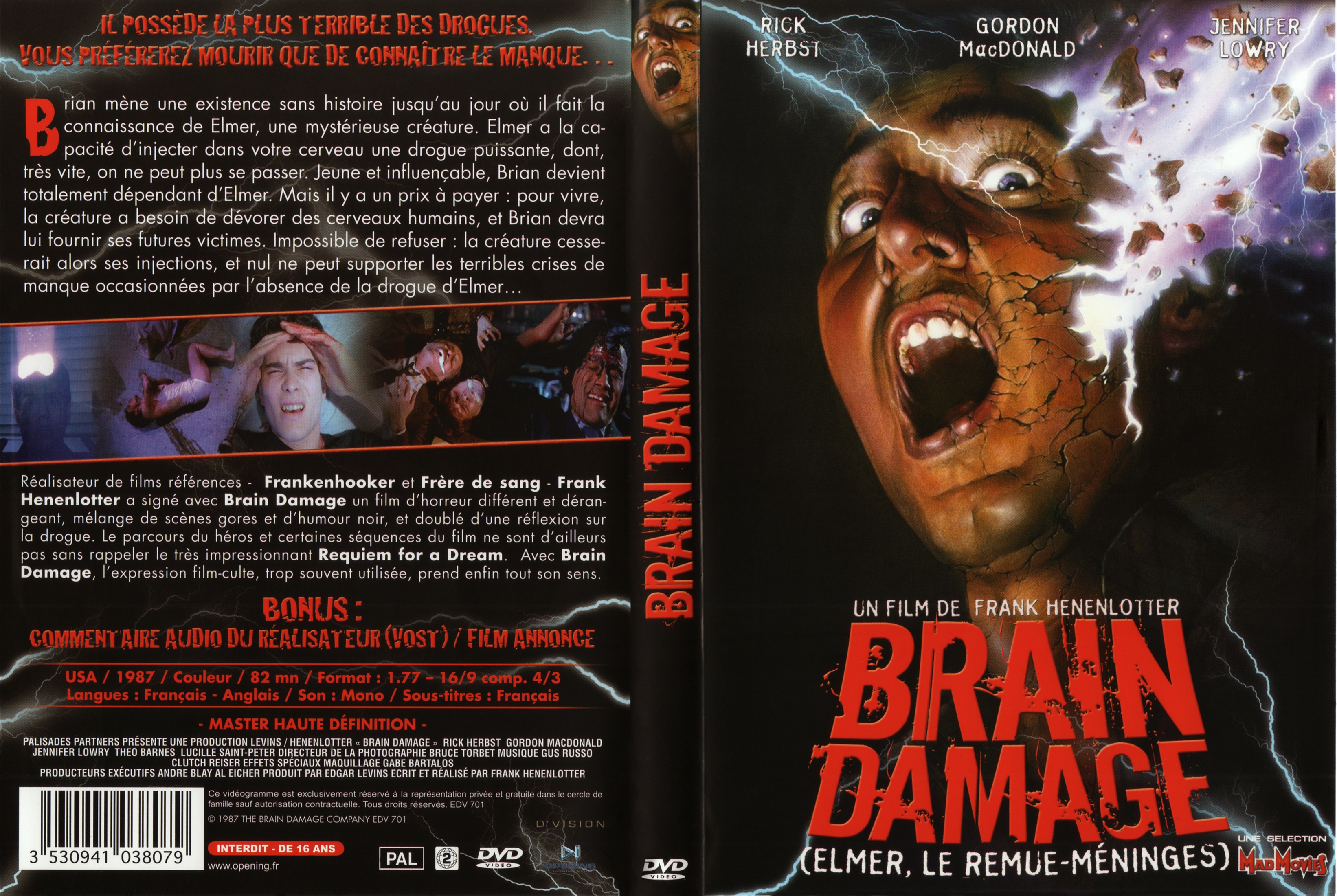 Jaquette DVD Brain damage