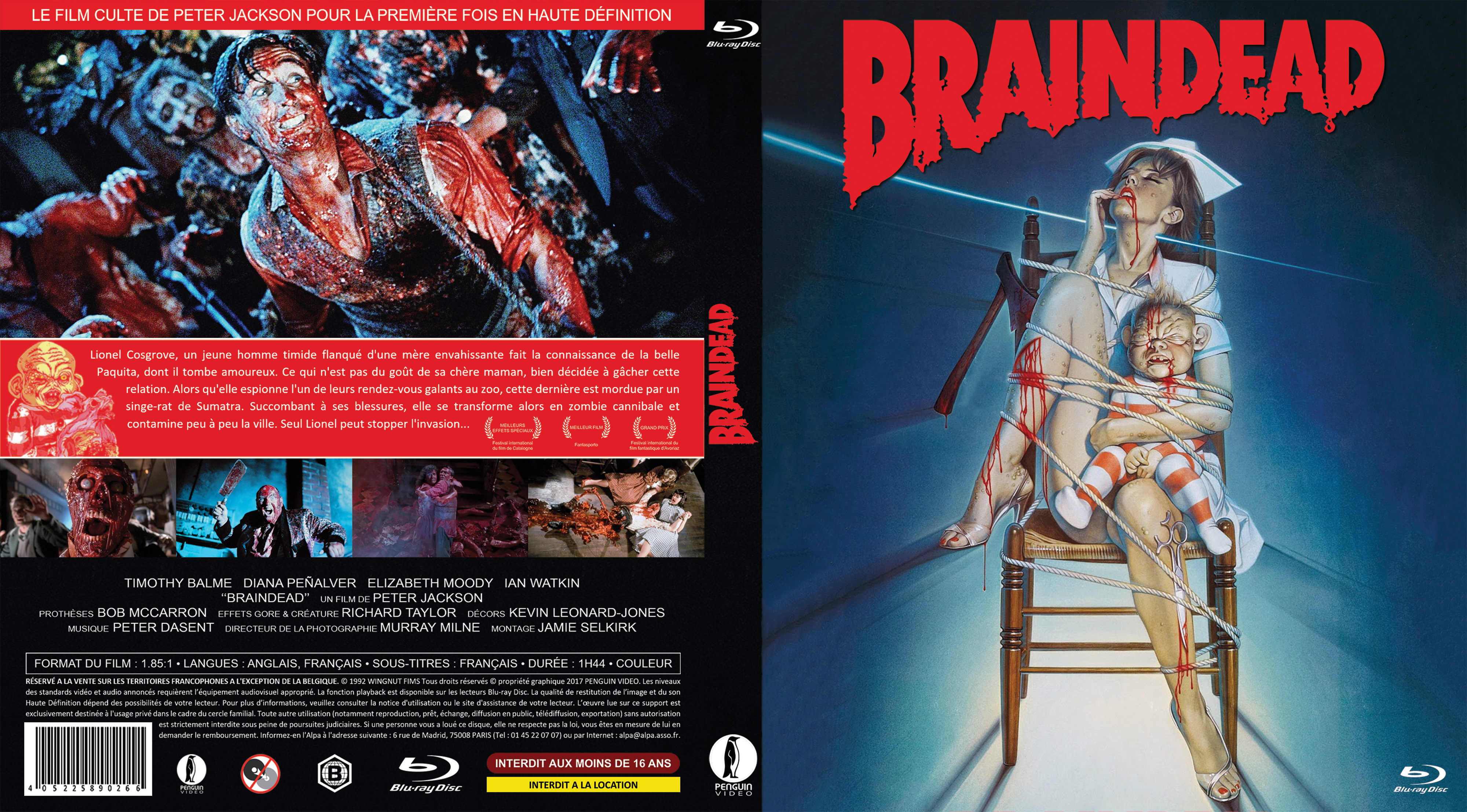 Jaquette DVD Braindead custom (BLU-RAY) v2