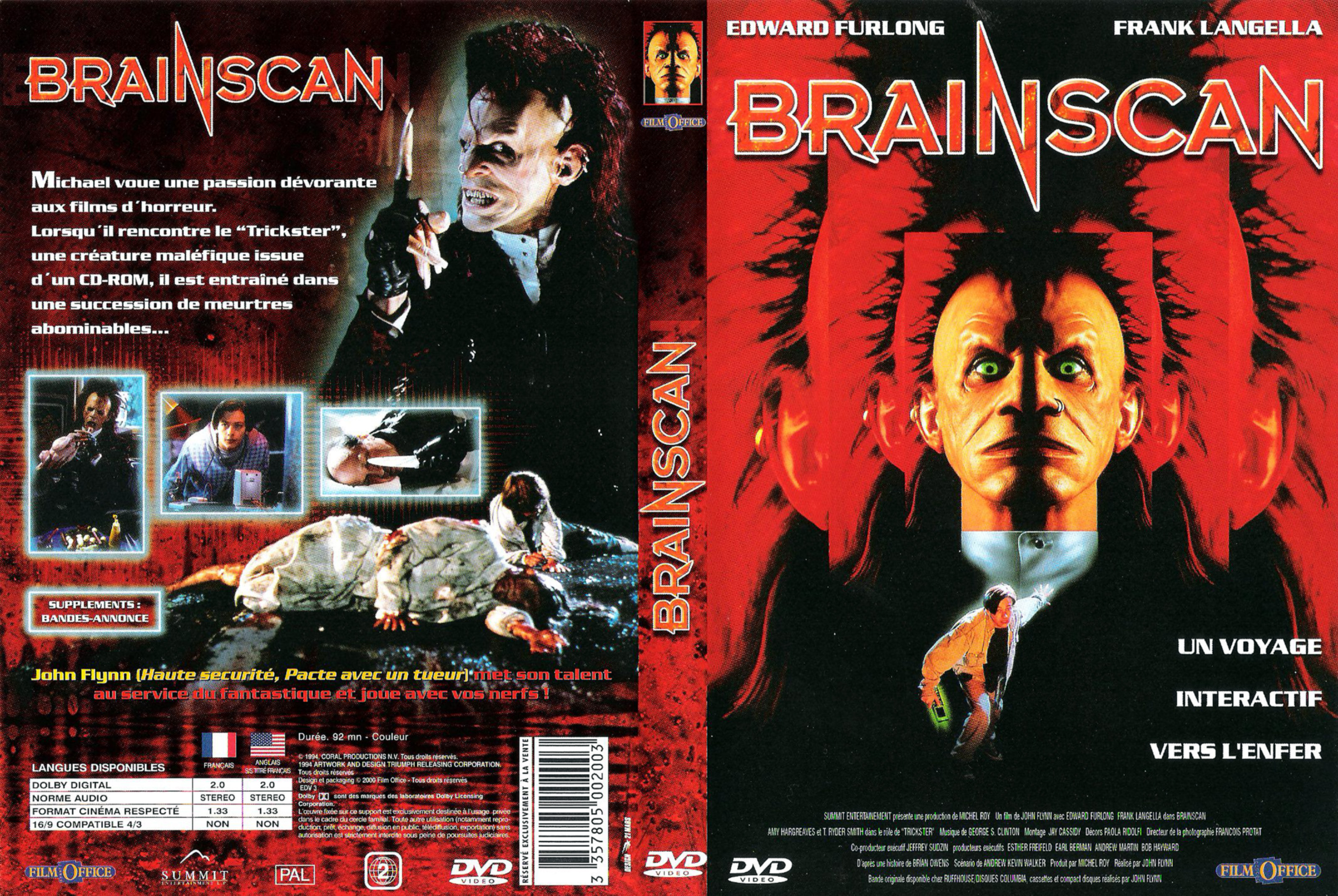 Jaquette DVD Brainscan