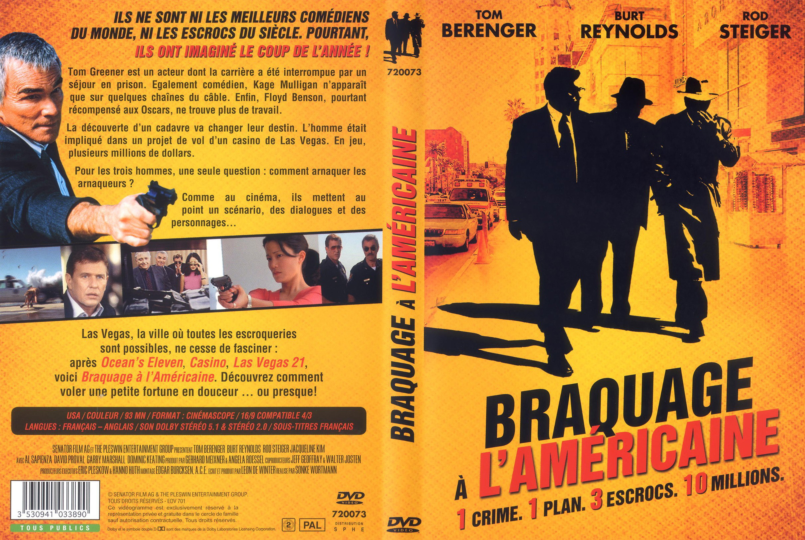 Jaquette DVD Braquage  l