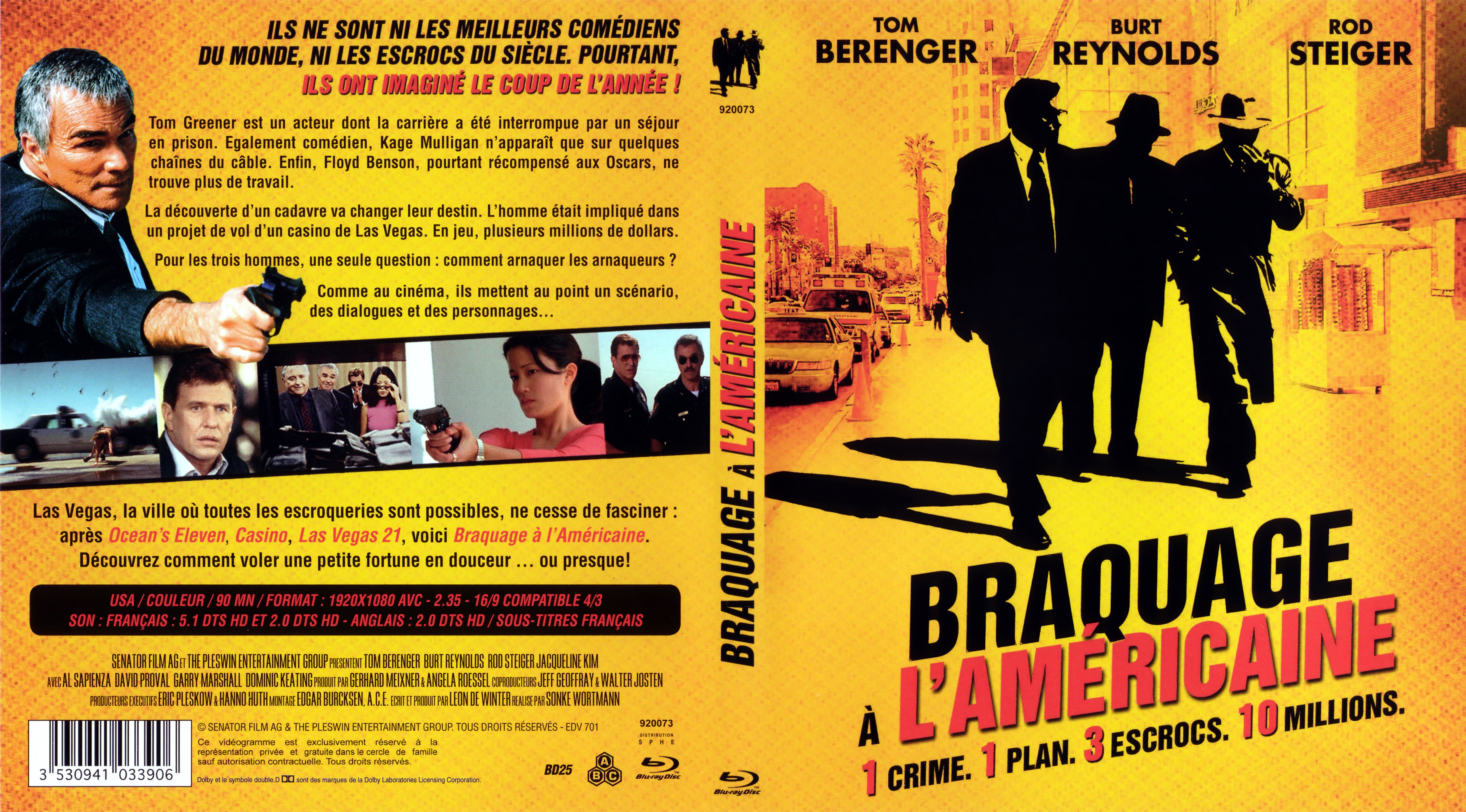 Jaquette DVD Braquage  l