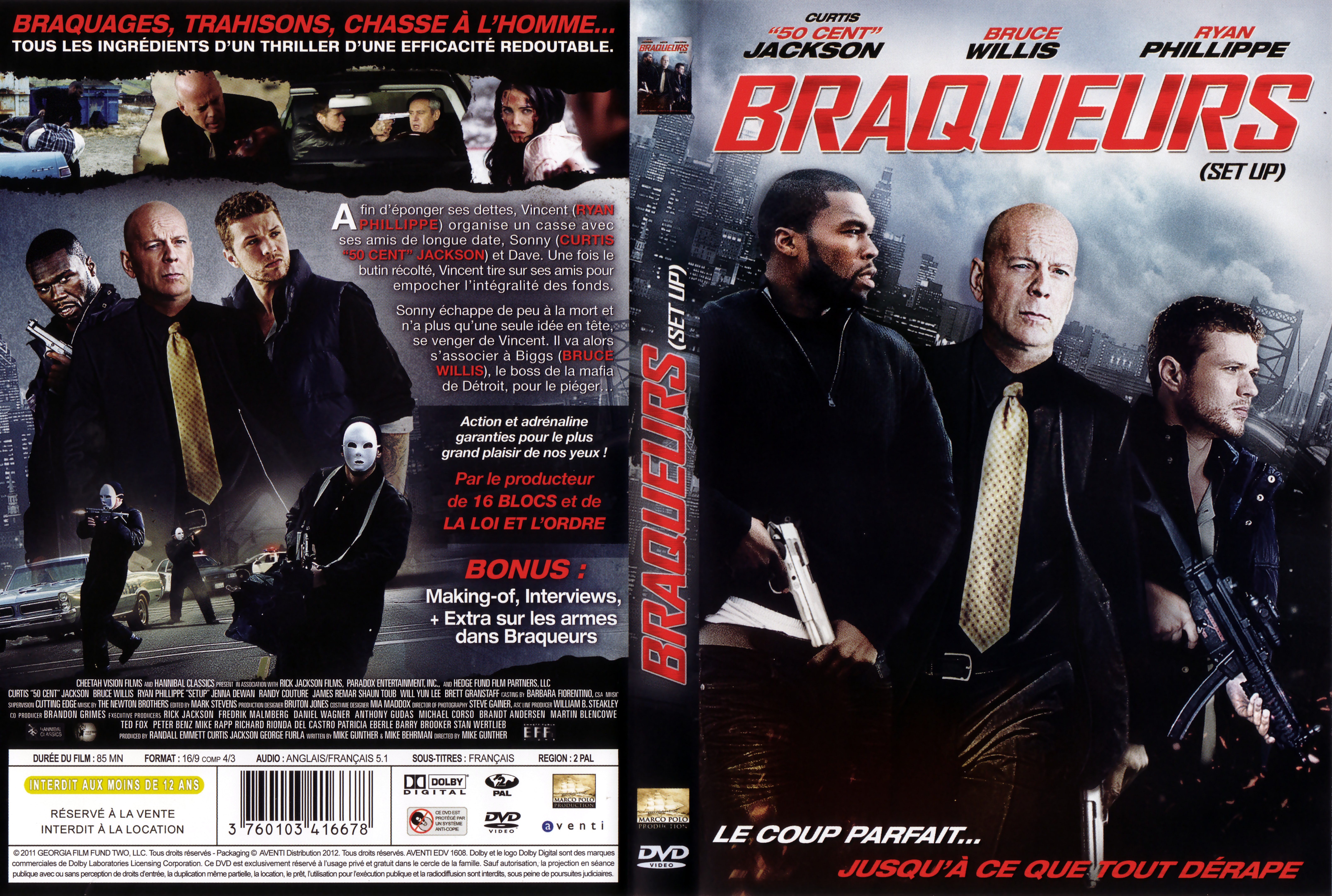 Jaquette DVD Braqueurs