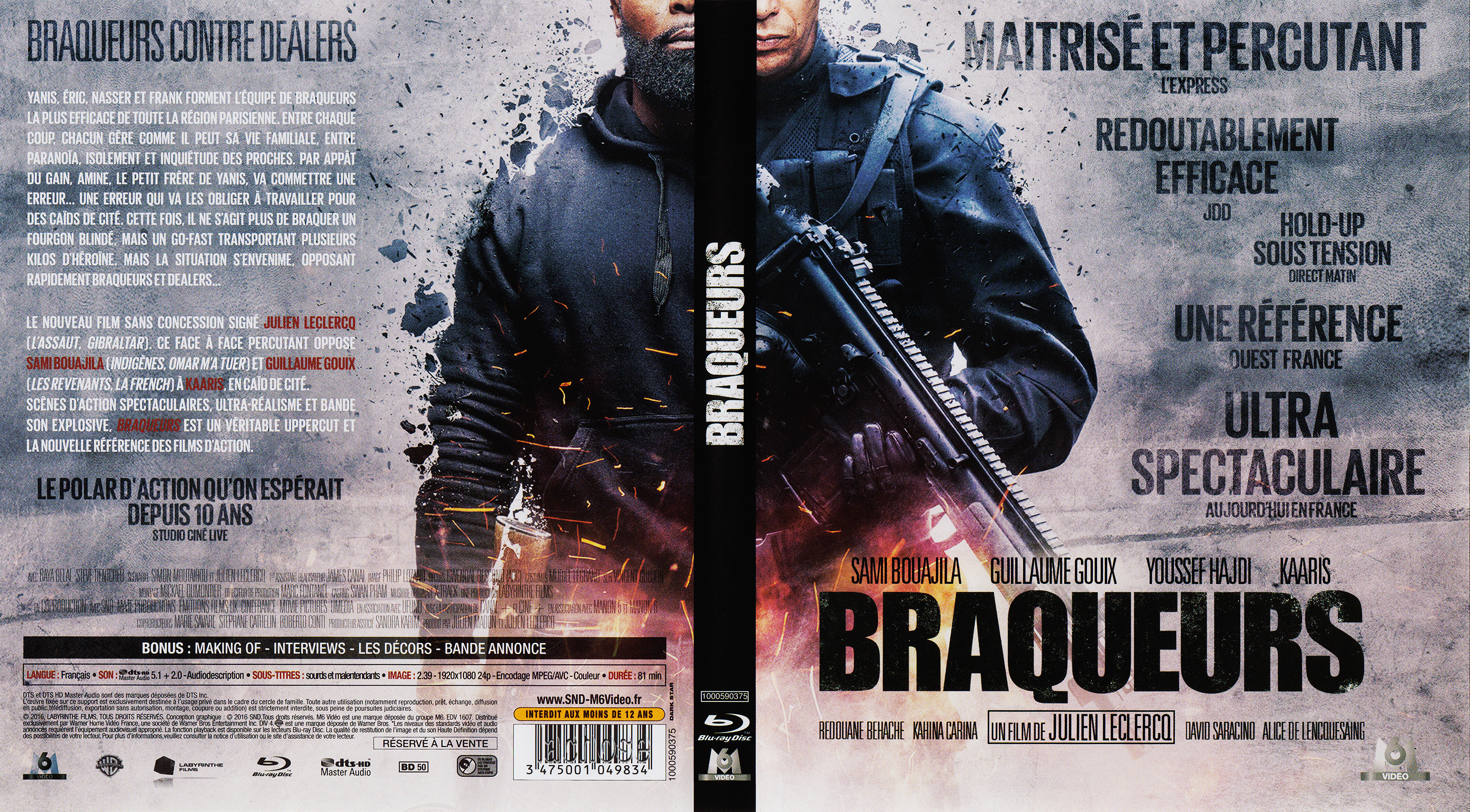 Jaquette DVD Braqueurs 2016 (BLU-RAY)