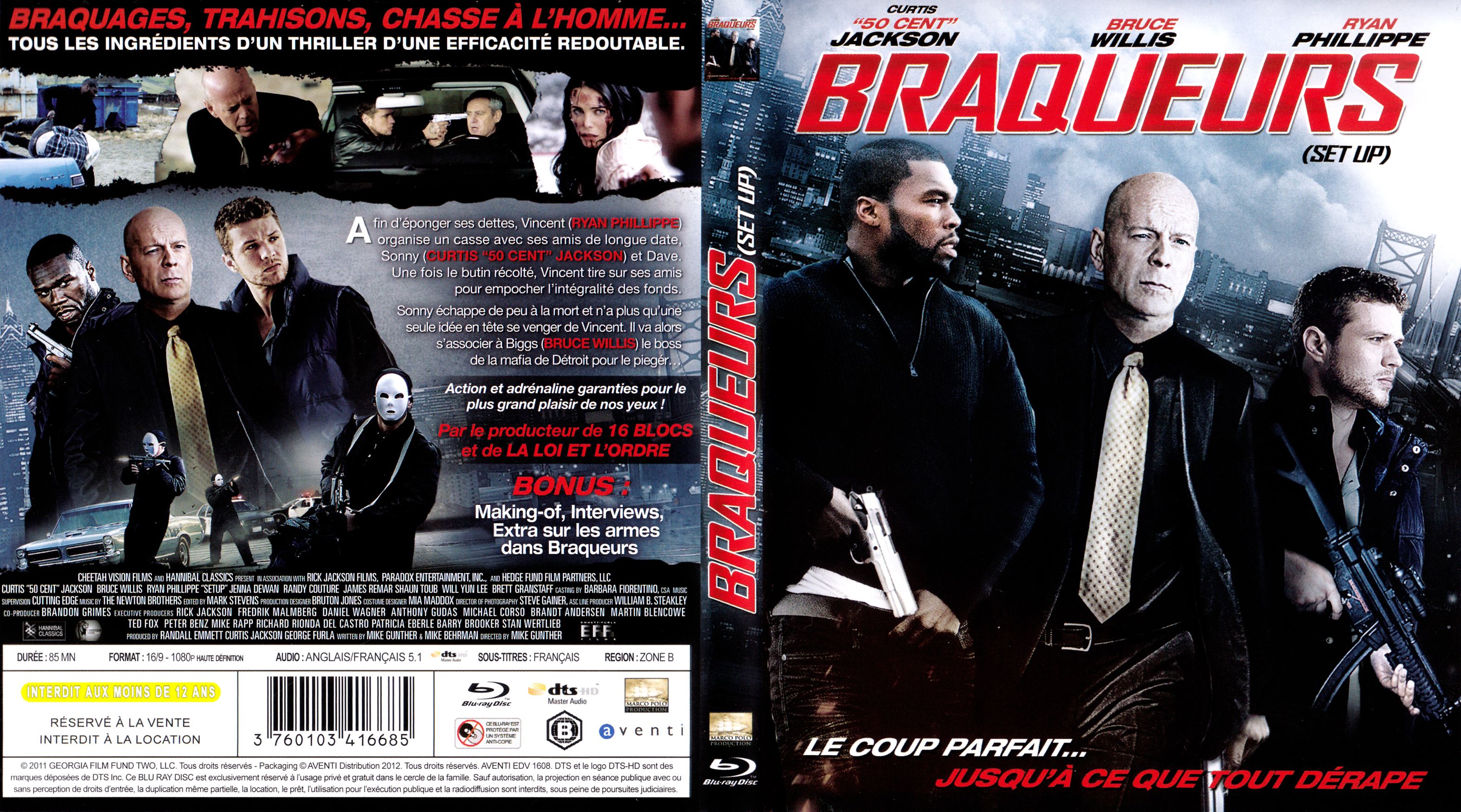 Jaquette DVD Braqueurs (BLU-RAY)