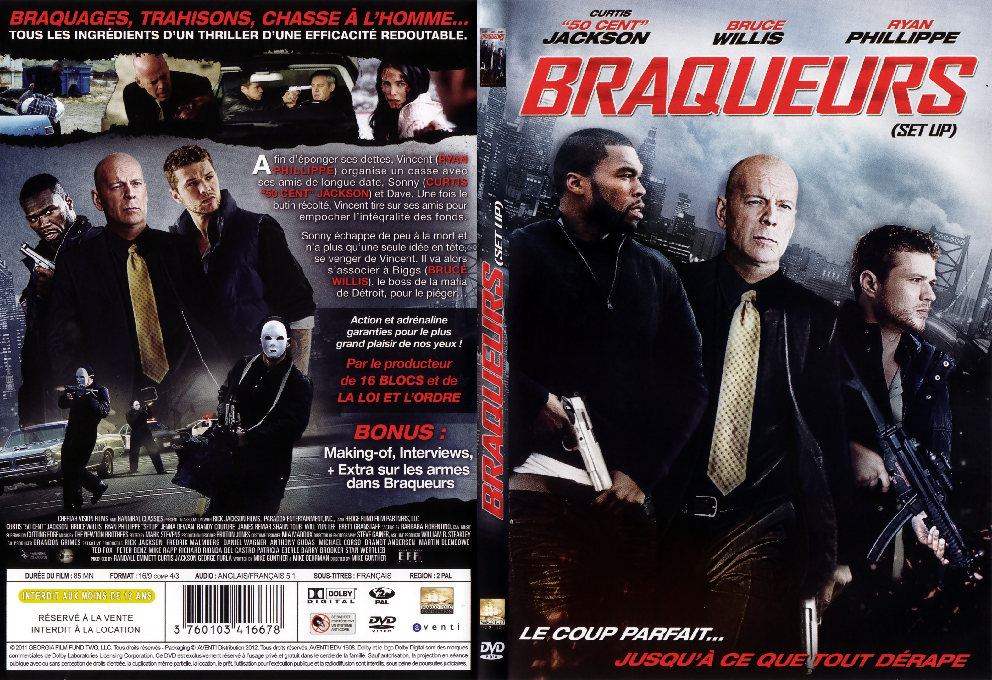 Jaquette DVD Braqueurs - SLIM
