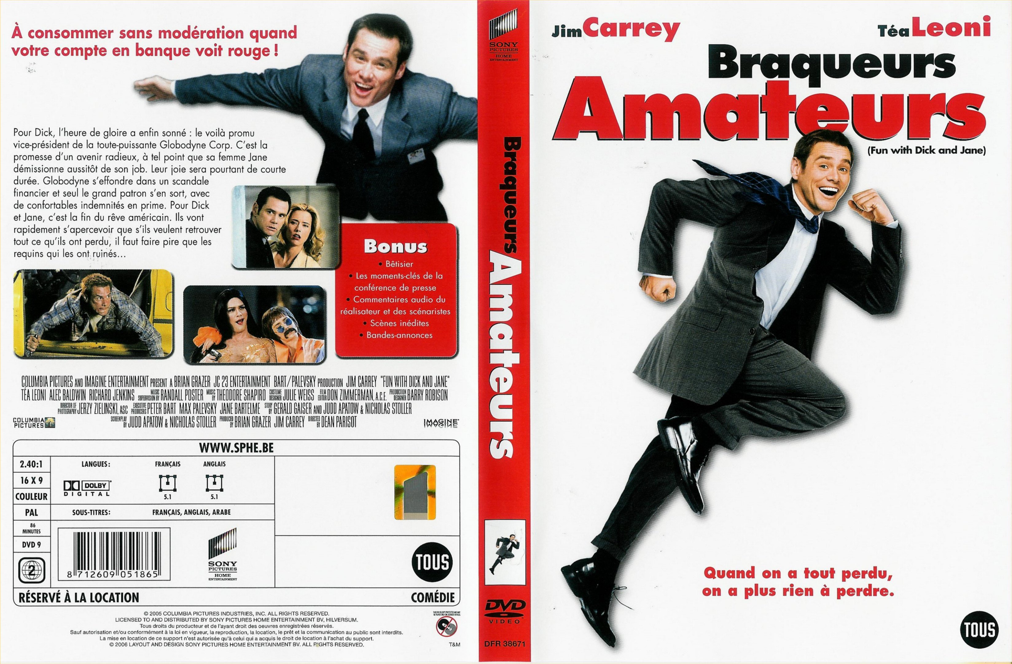 Jaquette DVD Braqueurs amateurs v3