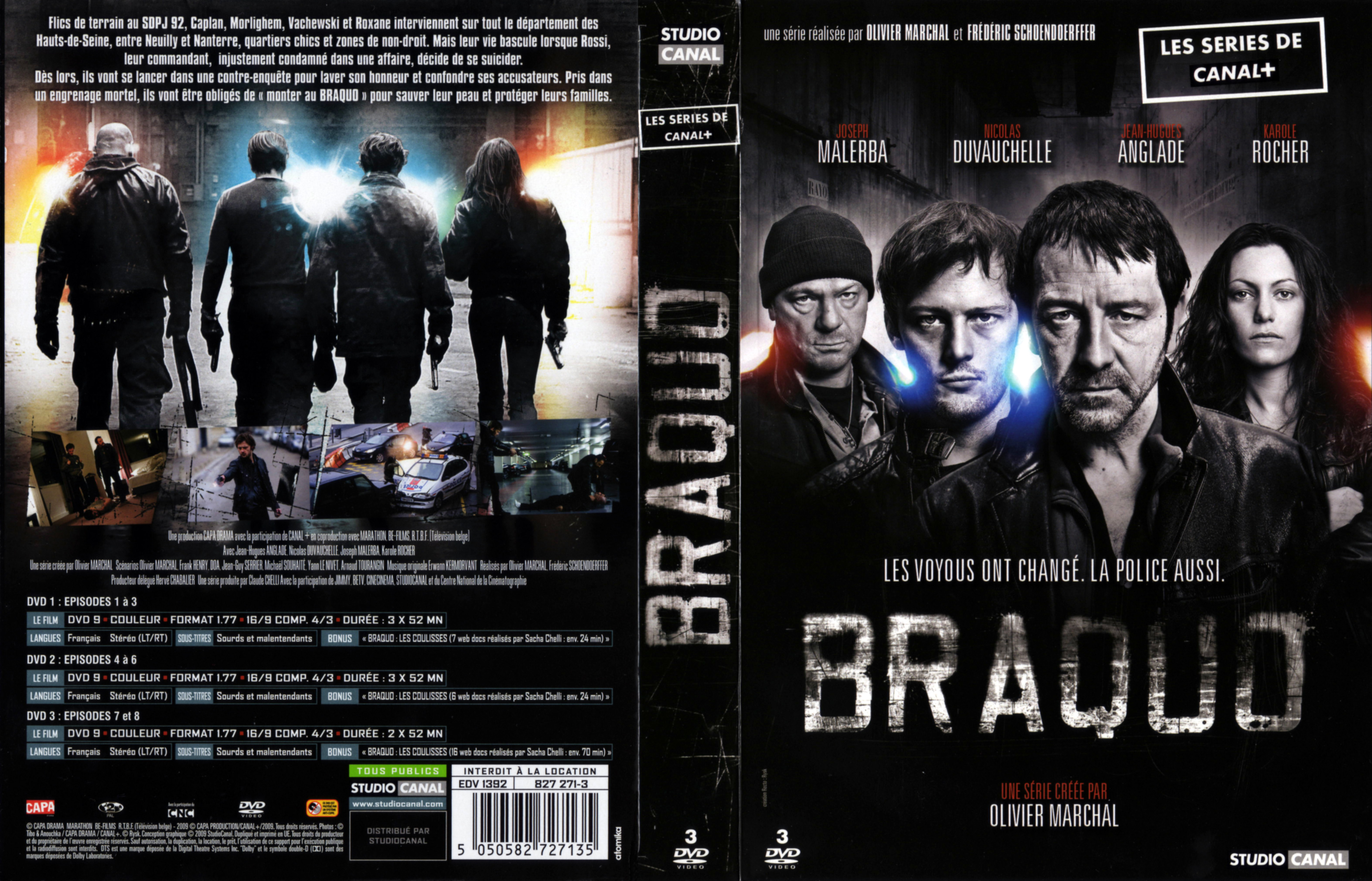 Jaquette DVD Braquo COFFRET