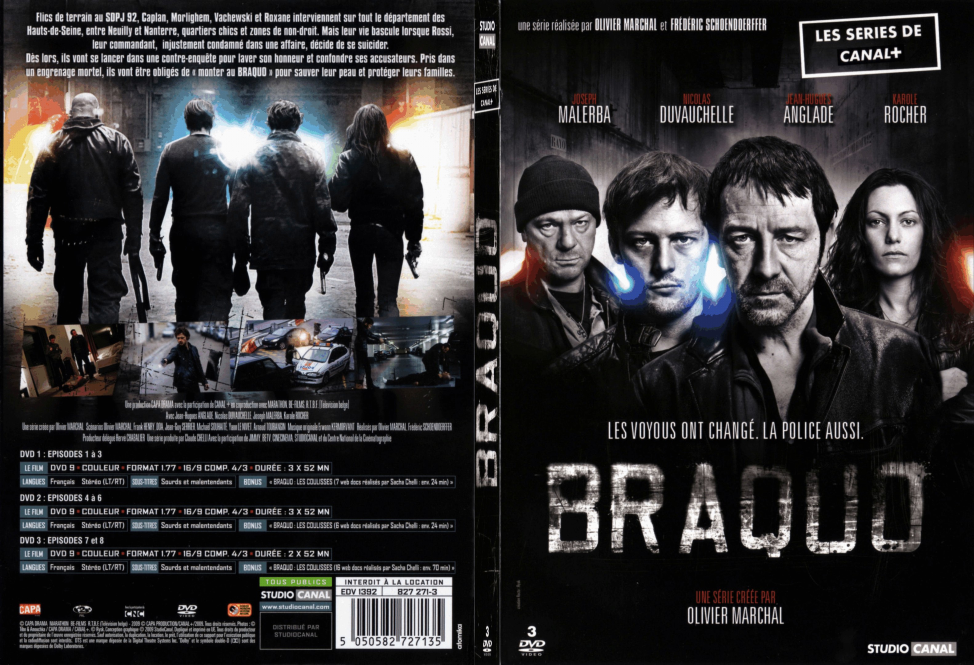 Jaquette DVD Braquo Saison 1 - SLIM
