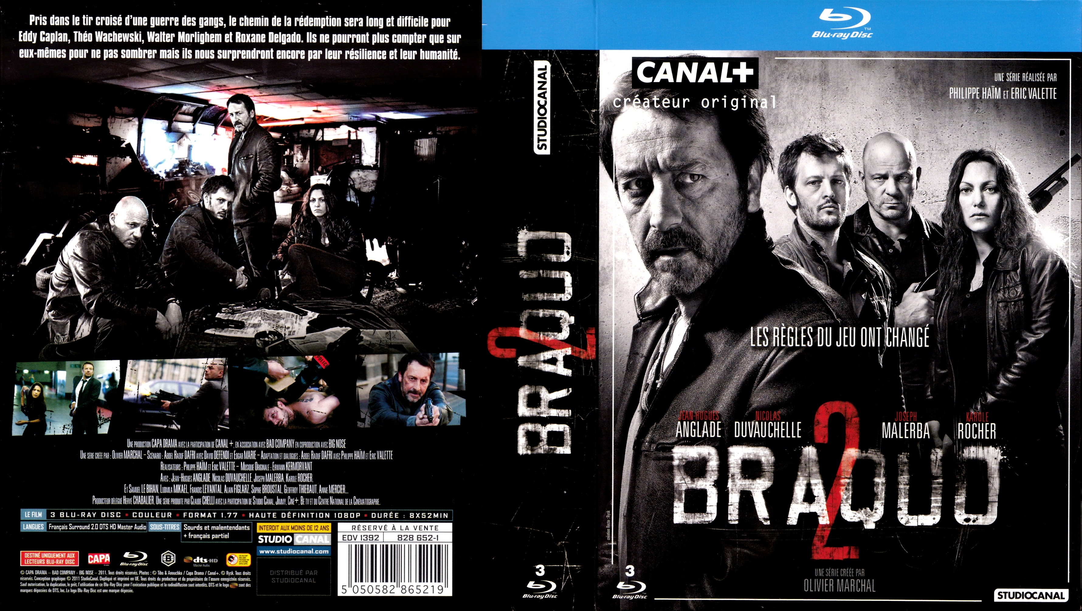 Jaquette DVD Braquo Saison 2 COFFRET (BLU-RAY)