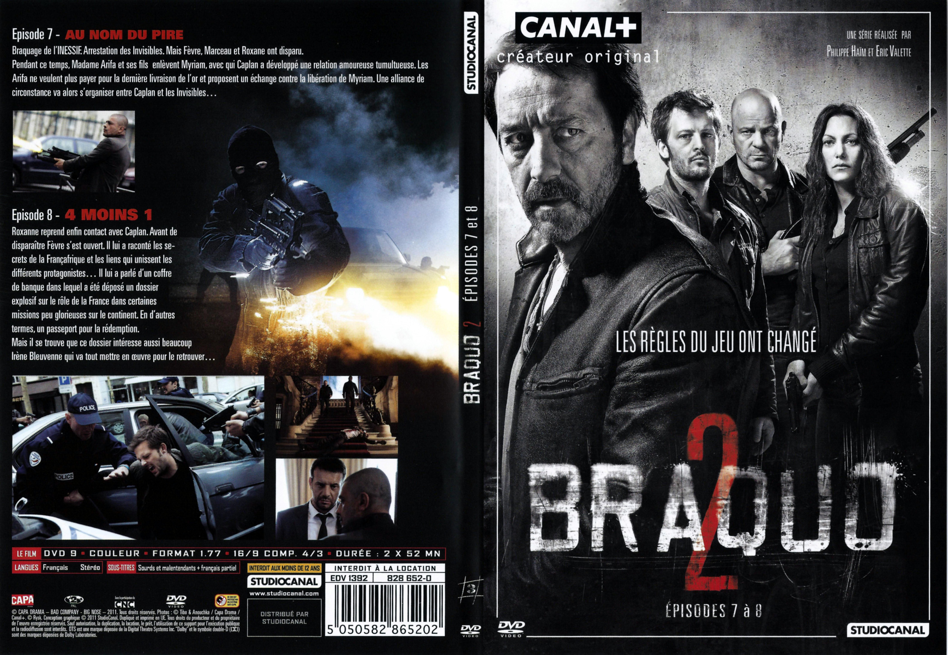 Jaquette DVD Braquo Saison 2 Episodes 7-8