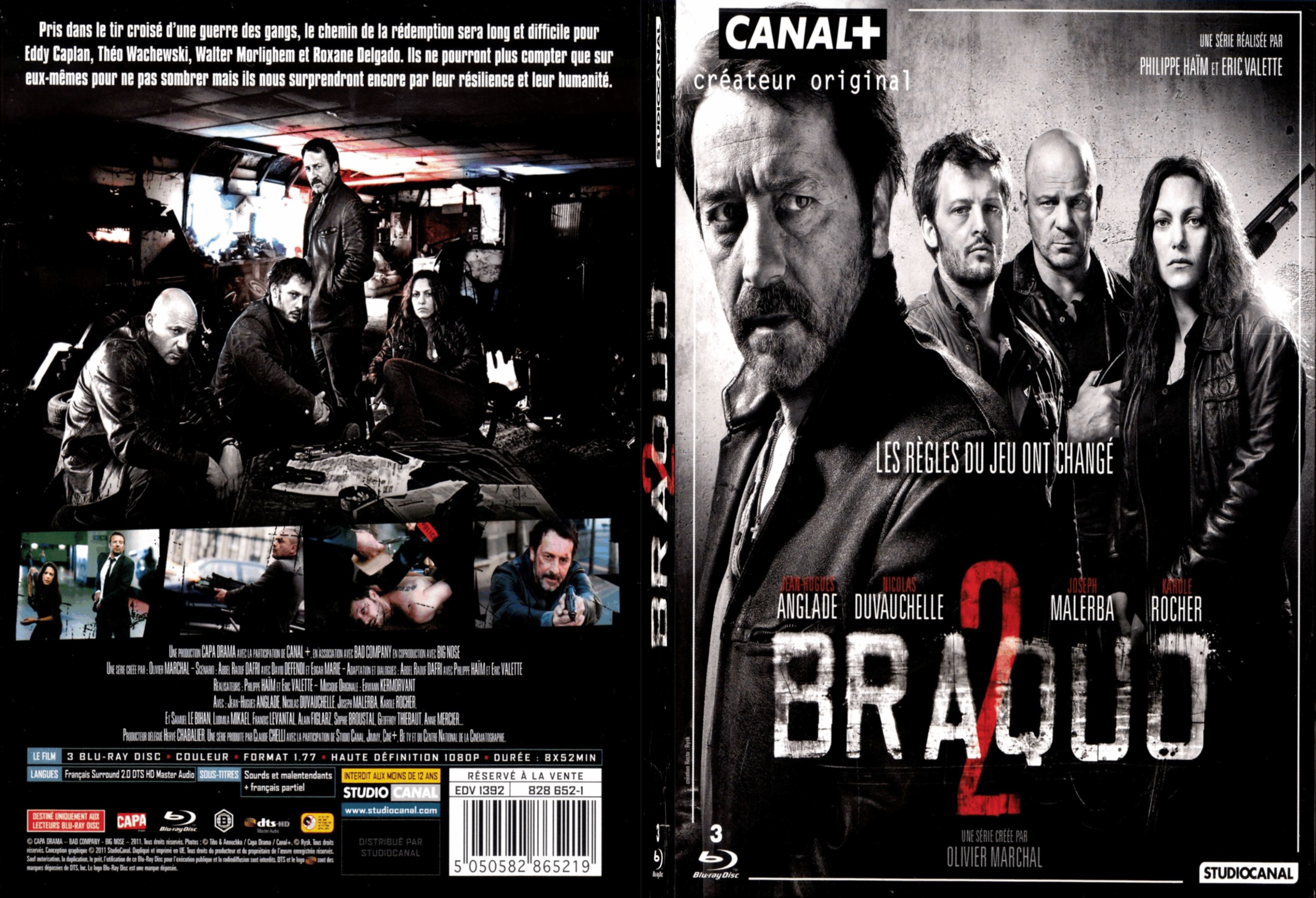 Jaquette DVD Braquo Saison 2 - SLIM