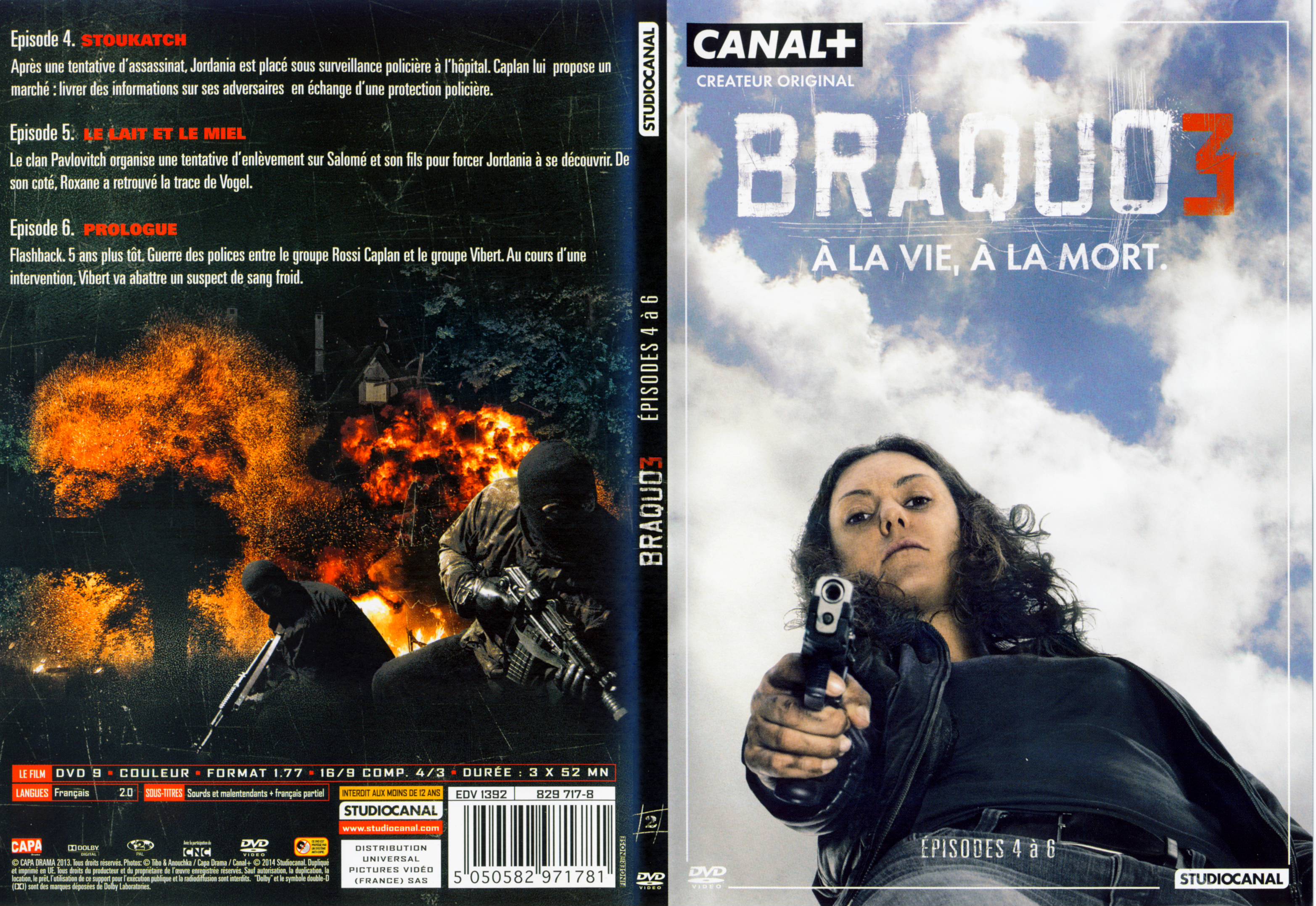 Jaquette DVD Braquo Saison 3 DVD 2