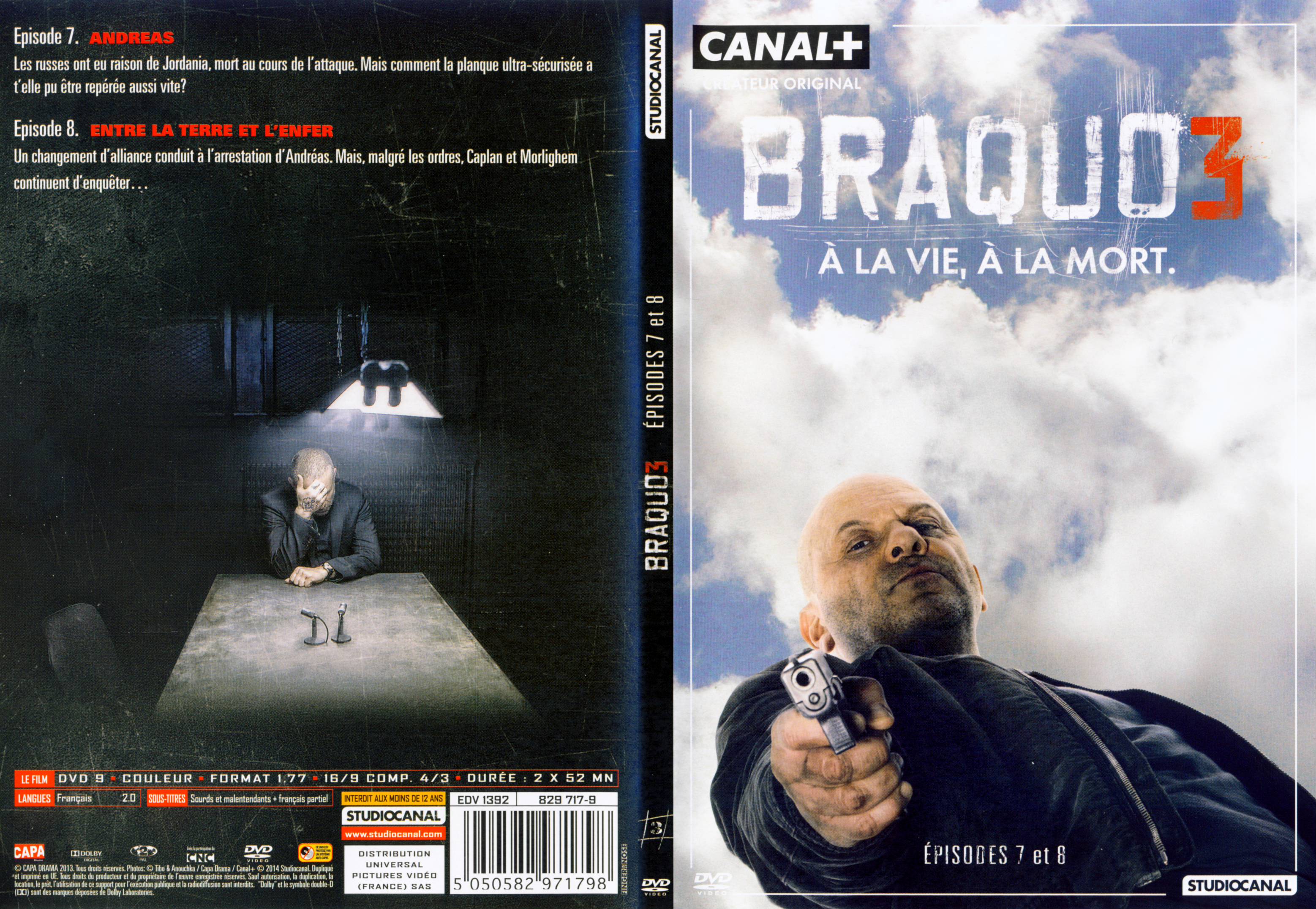 Jaquette DVD Braquo Saison 3 DVD 3