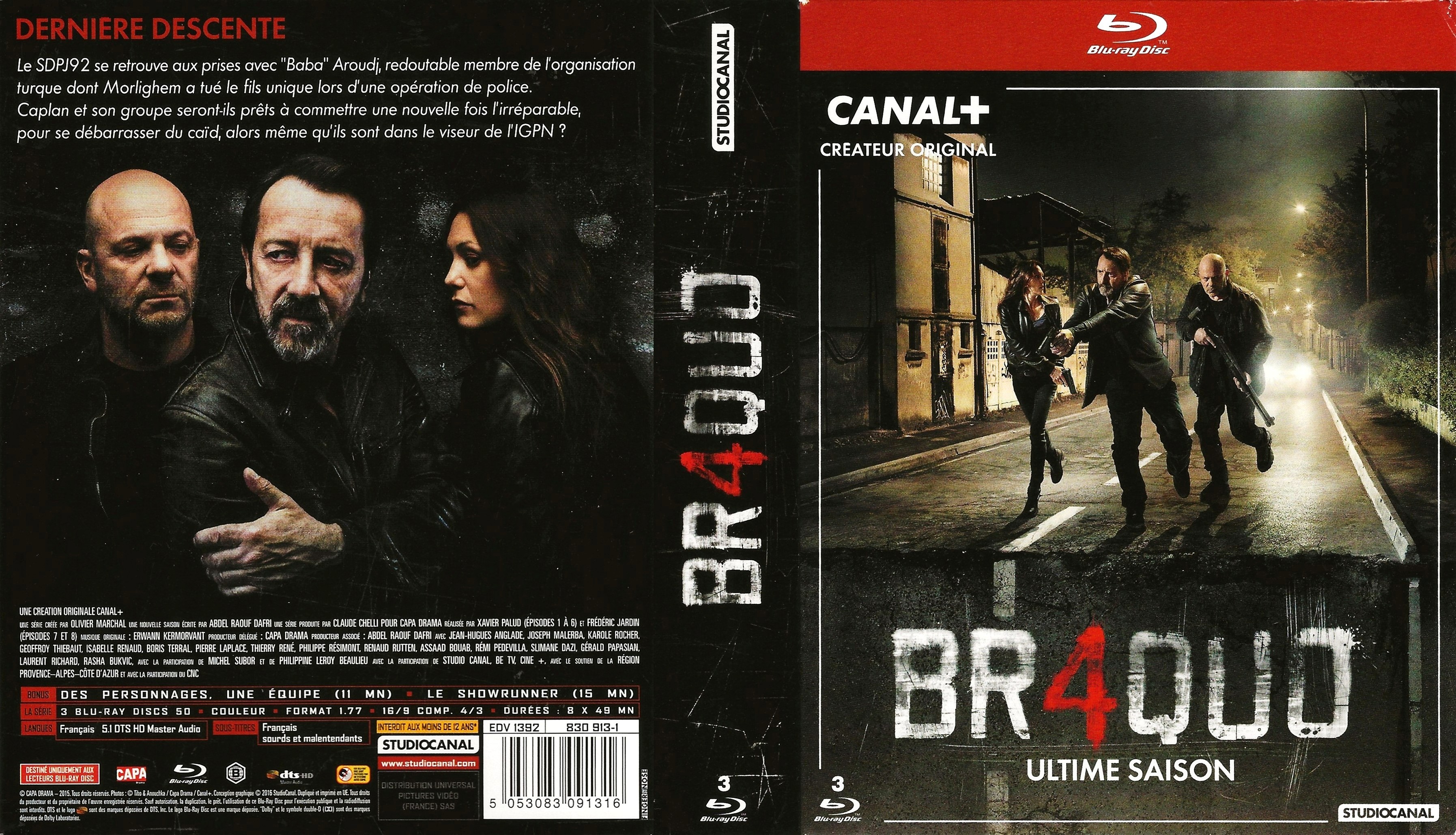 Jaquette DVD Braquo Saison 4 COFFRET (BLU-RAY)