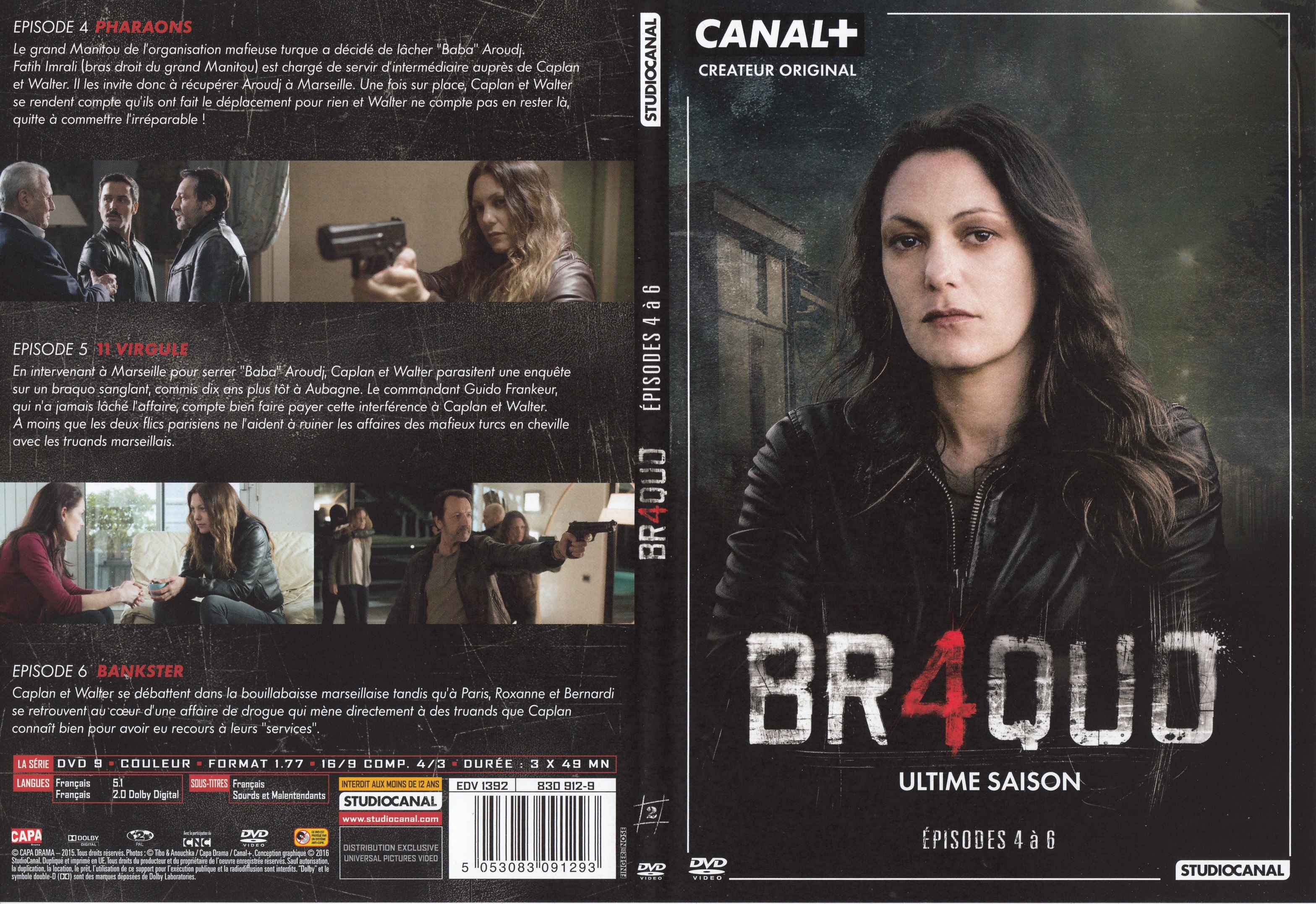 Jaquette DVD Braquo saison 4 DVD 2