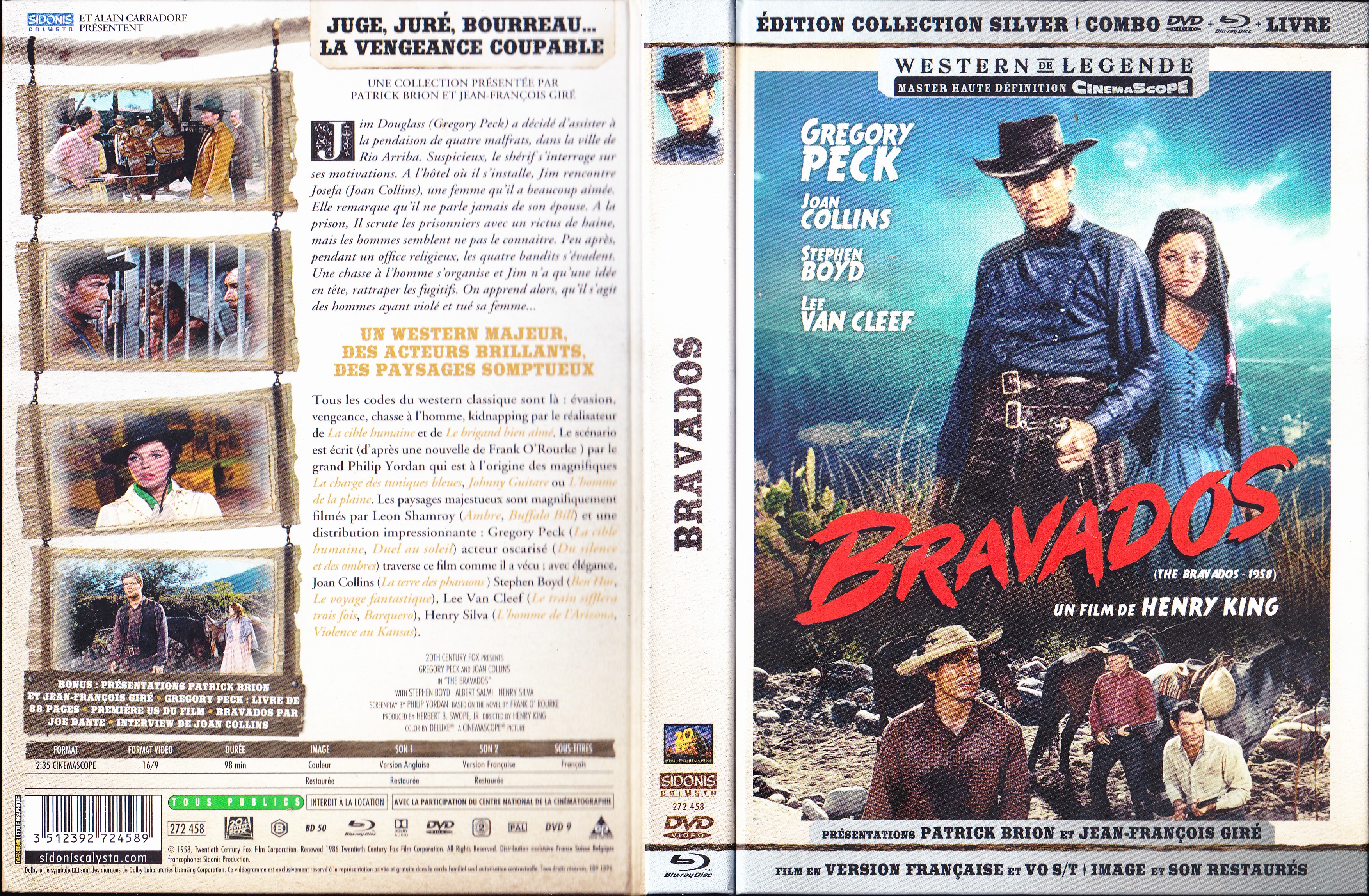 Jaquette DVD Bravados (BLU-RAY)
