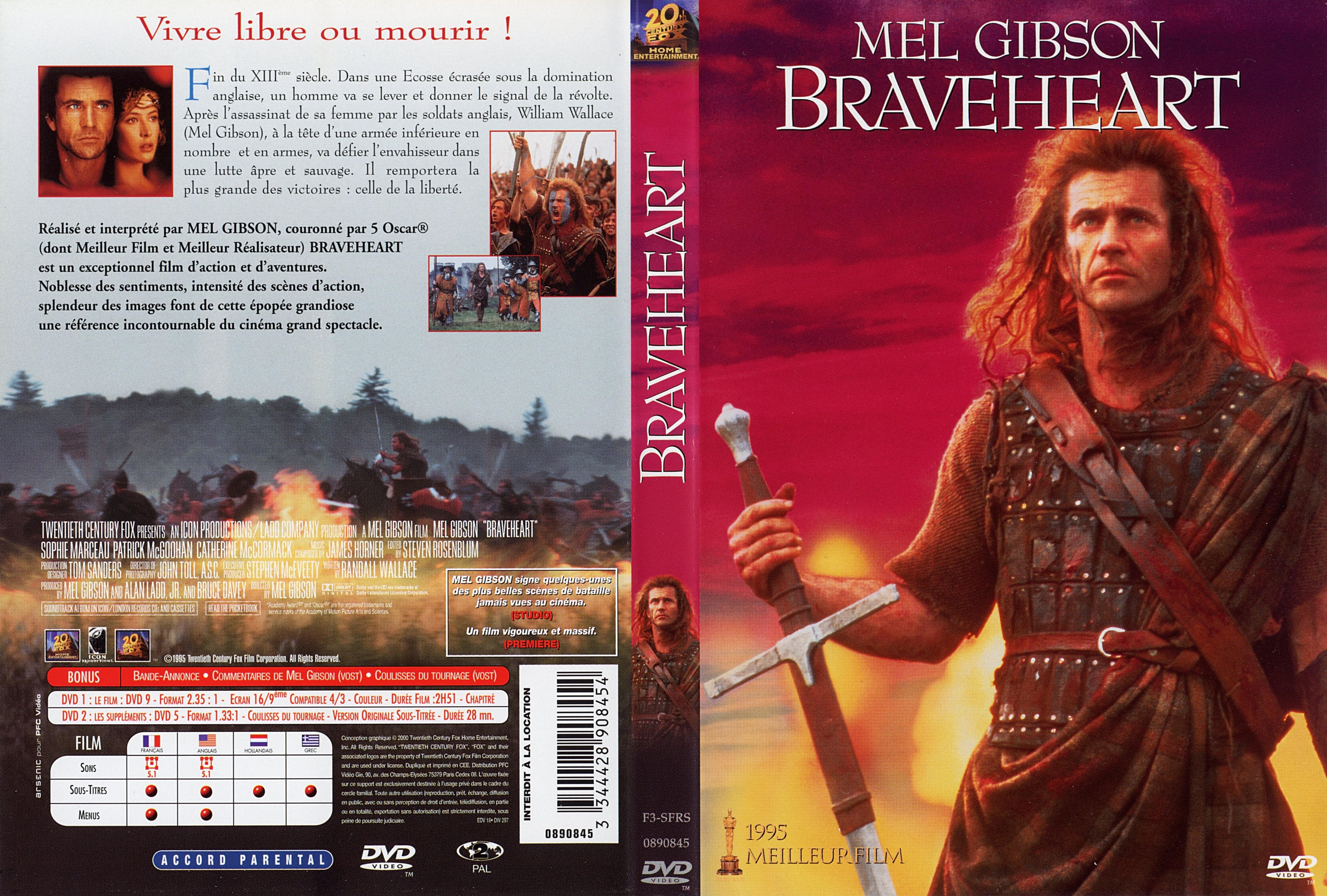 Jaquette DVD Braveheart