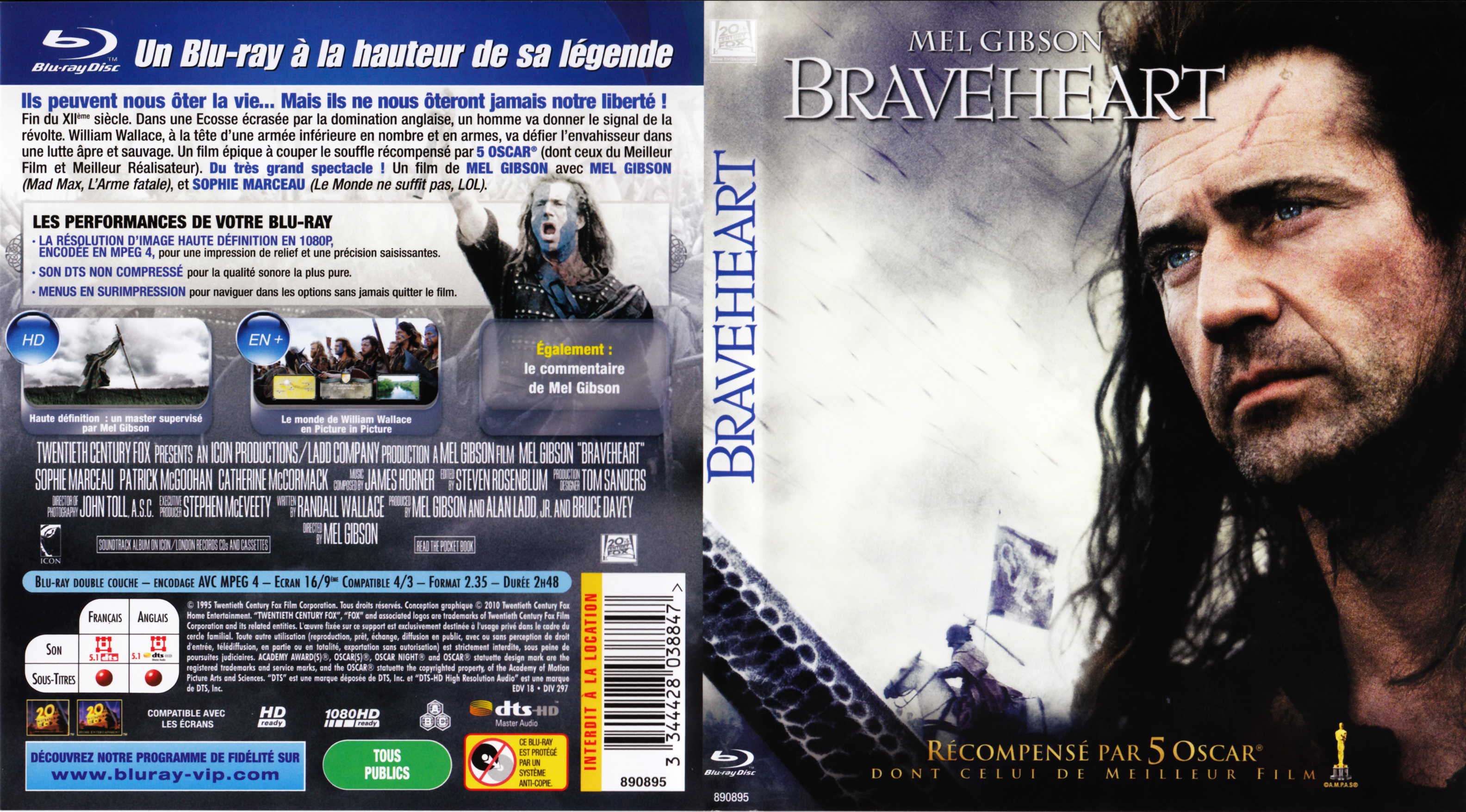 Jaquette DVD Braveheart (BLU-RAY)