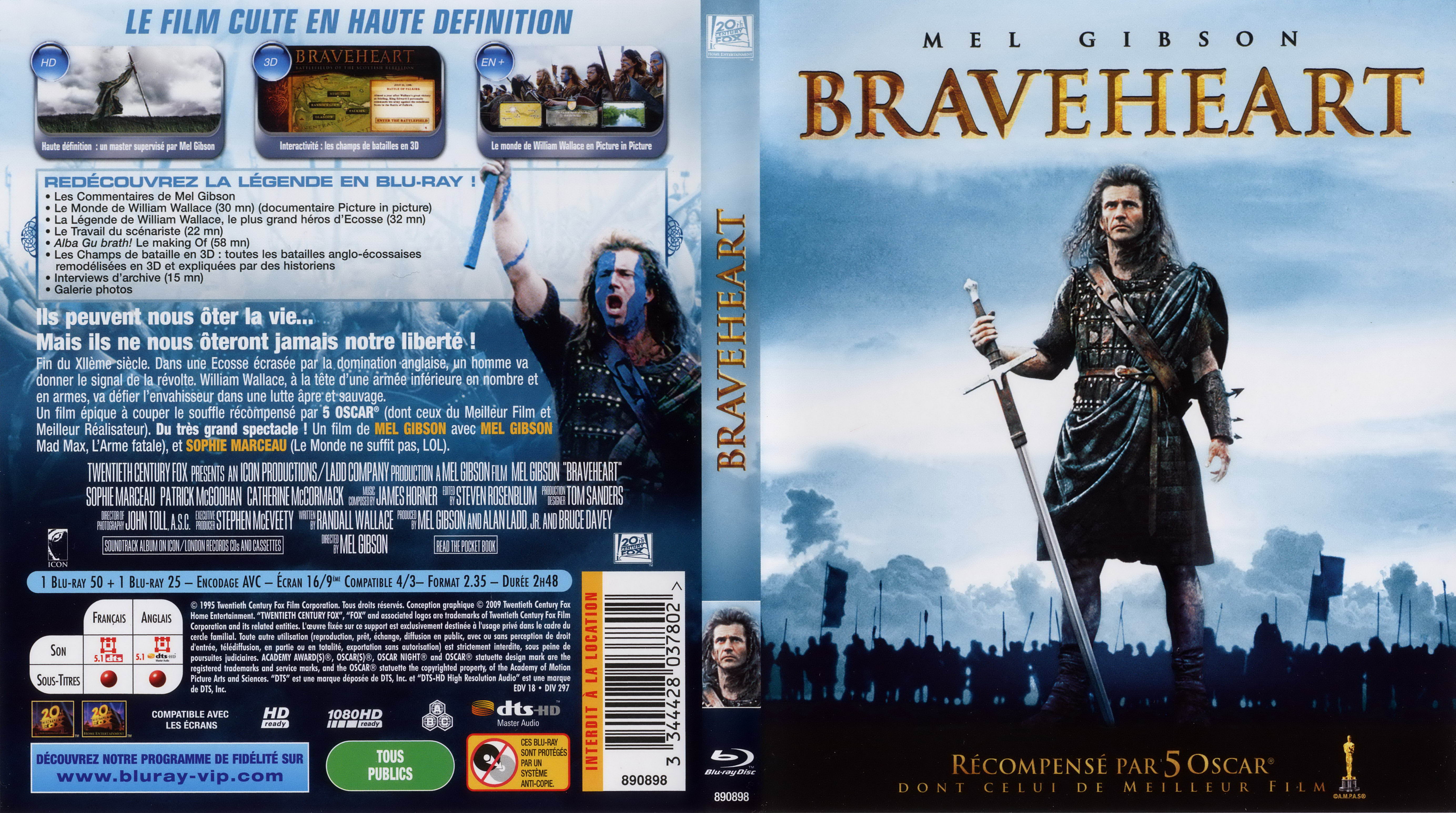 Jaquette DVD Braveheart (BLU-RAY) v2