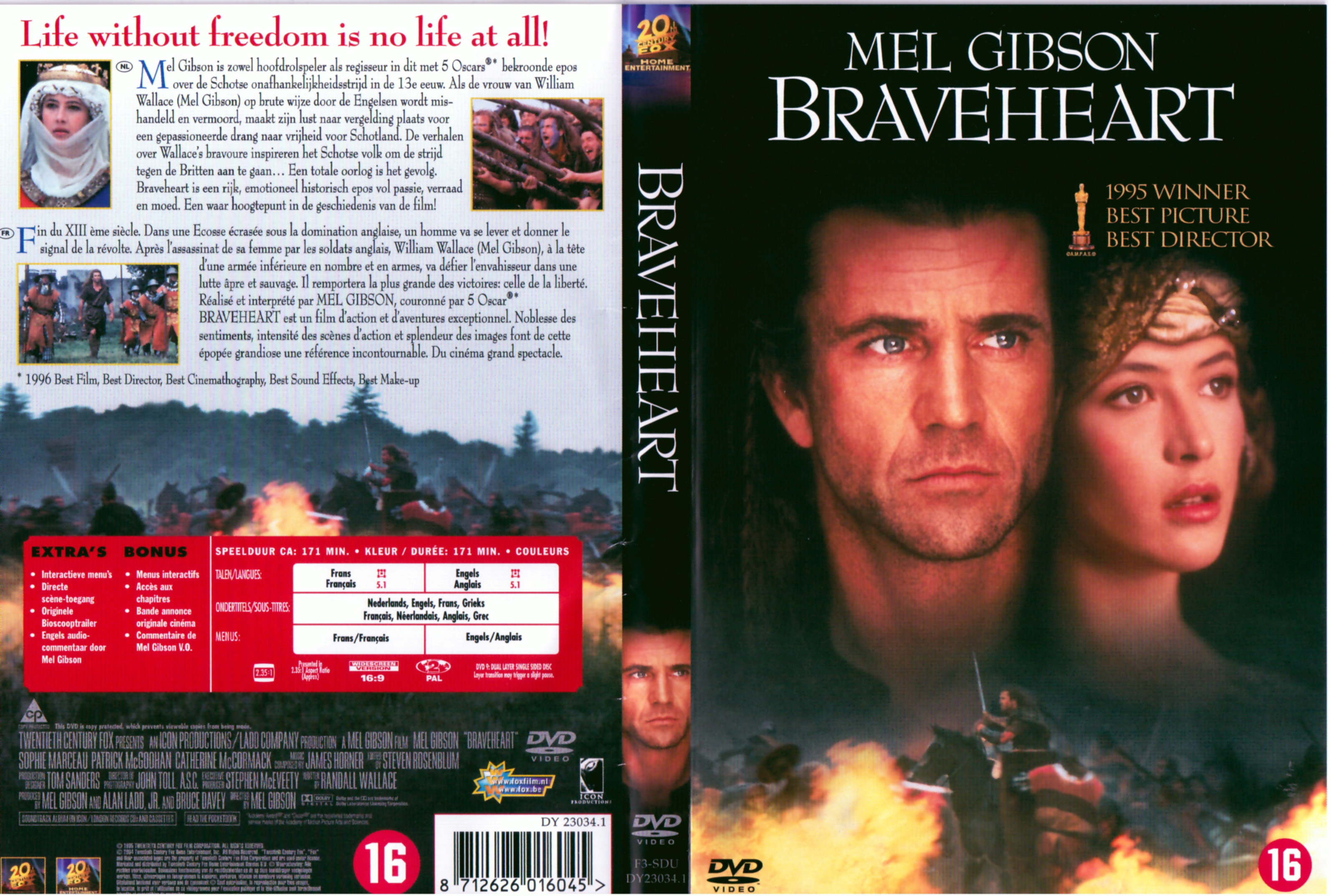 Jaquette DVD Braveheart v2