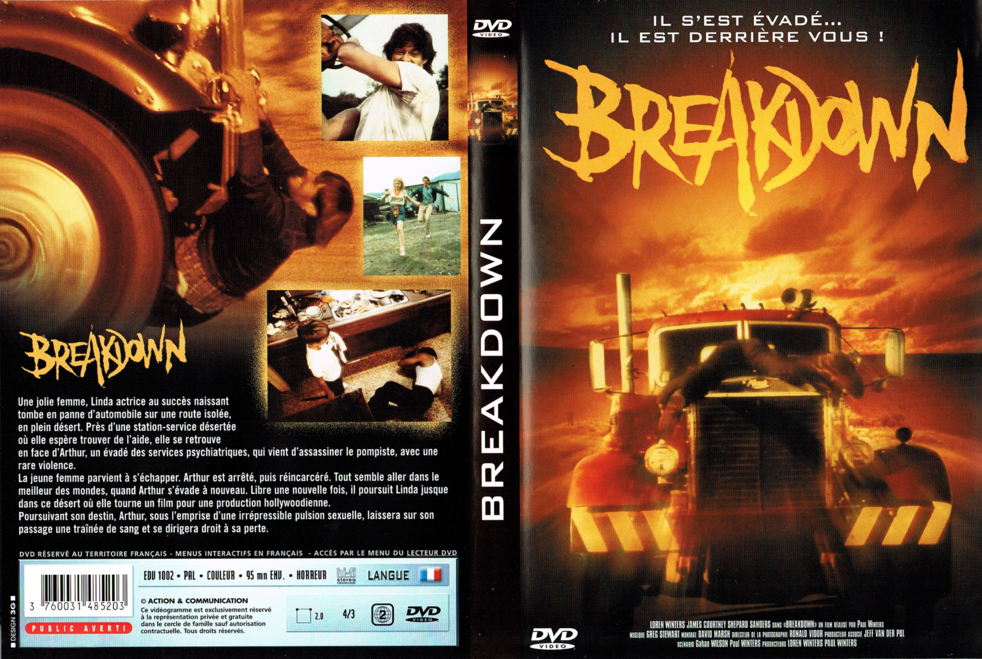 Jaquette DVD Breakdown (1989)