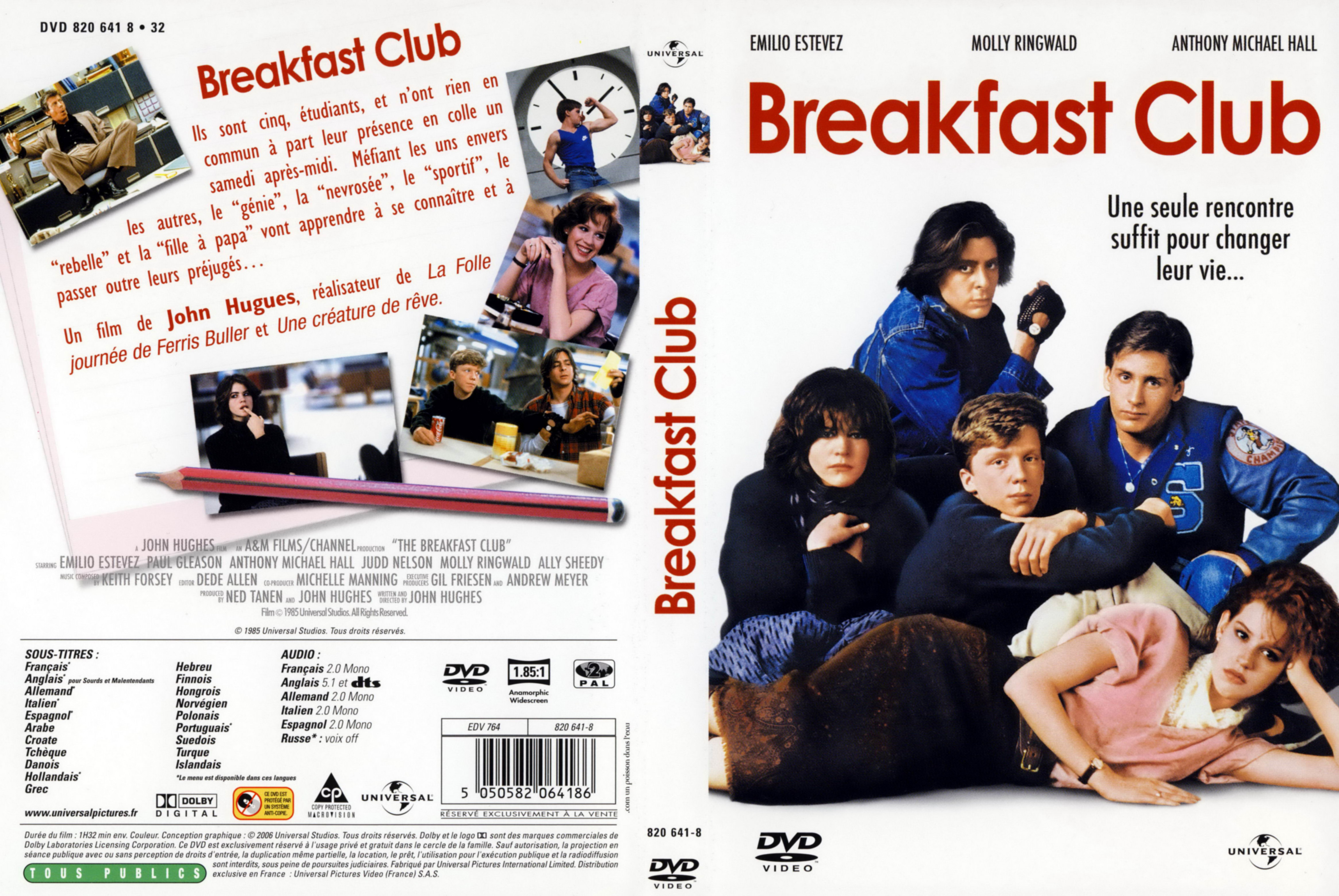 Jaquette DVD Breakfast club
