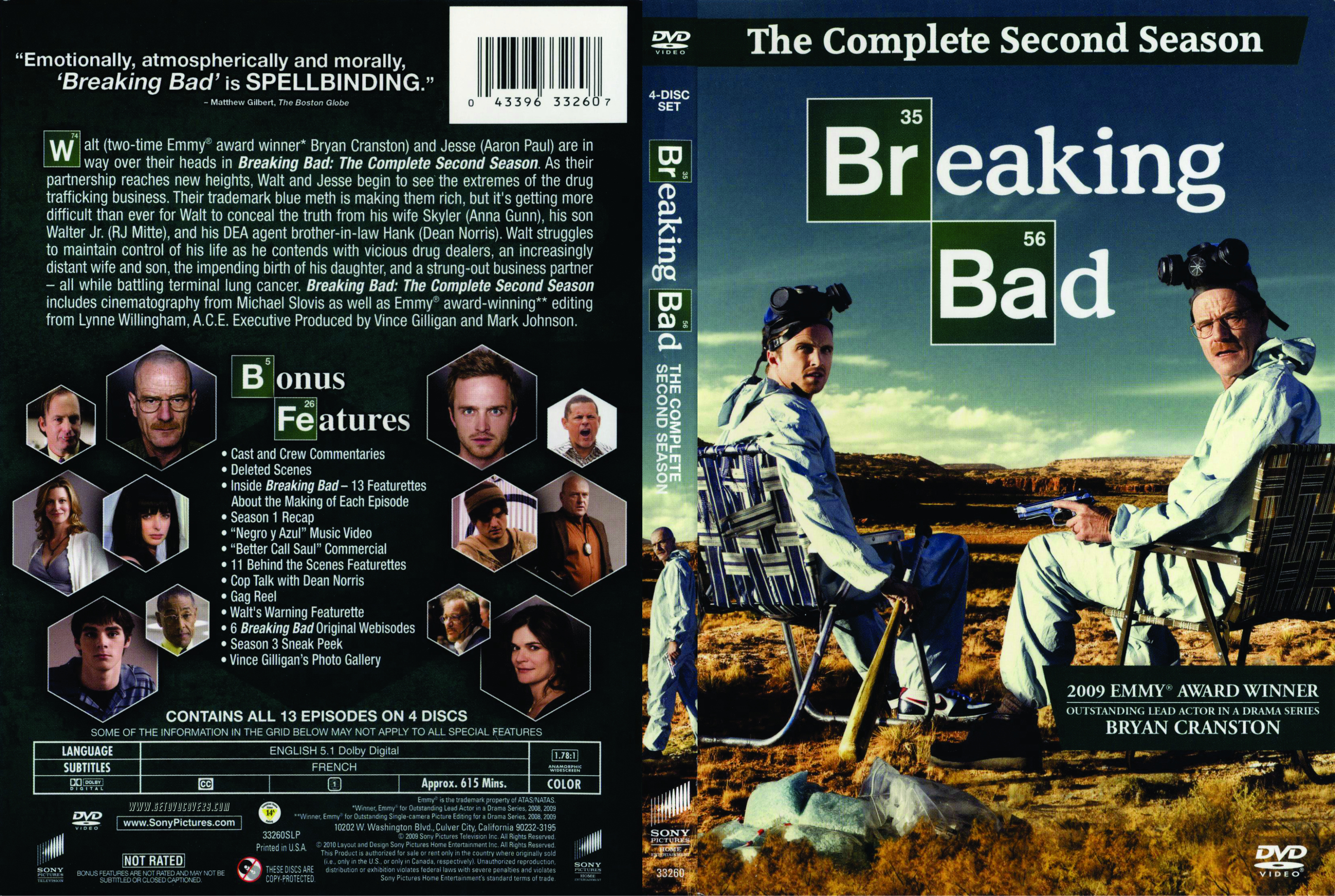 Jaquette DVD Breaking Bad saison 2 Zone 1