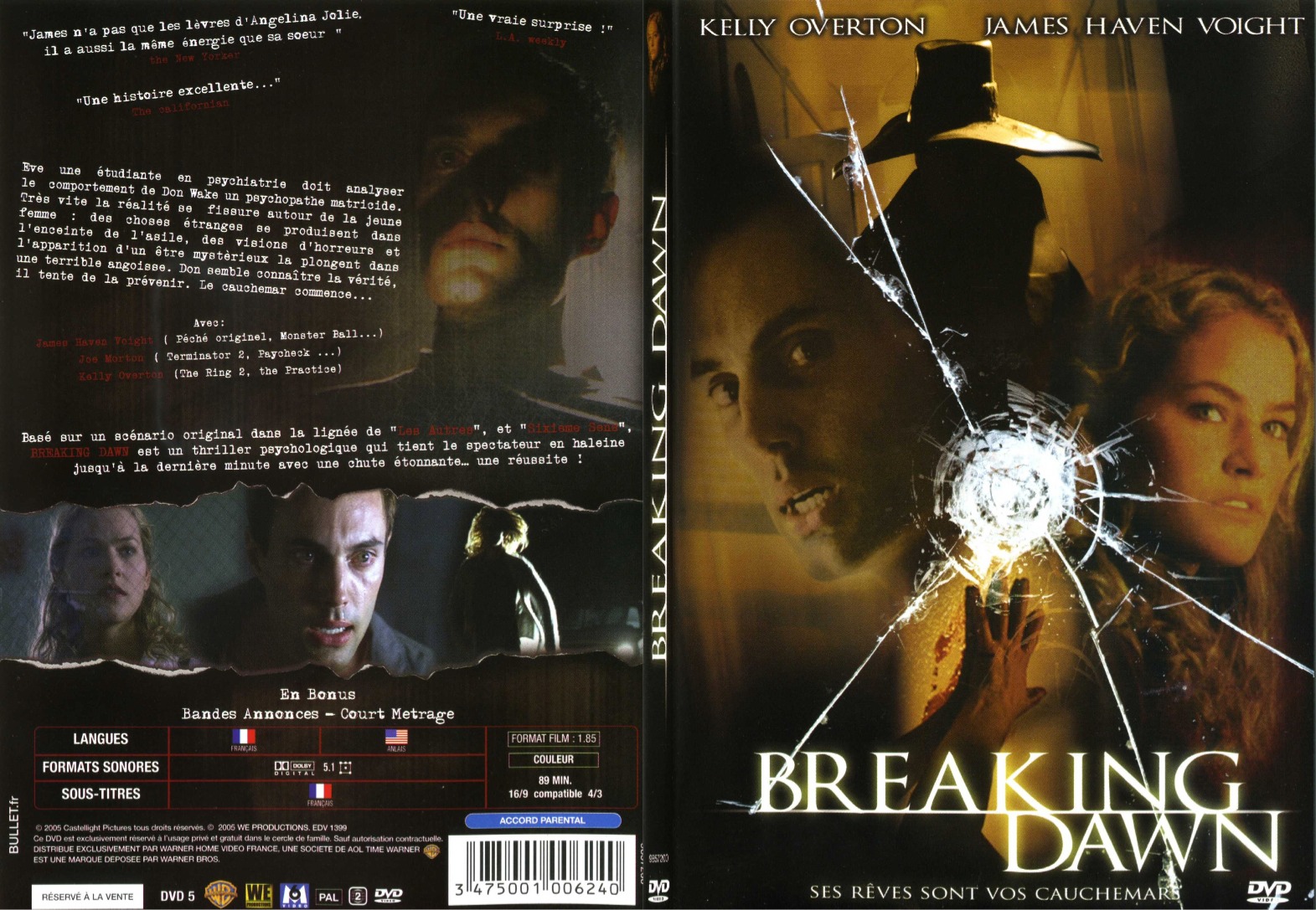 Jaquette DVD Breaking dawn - SLIM