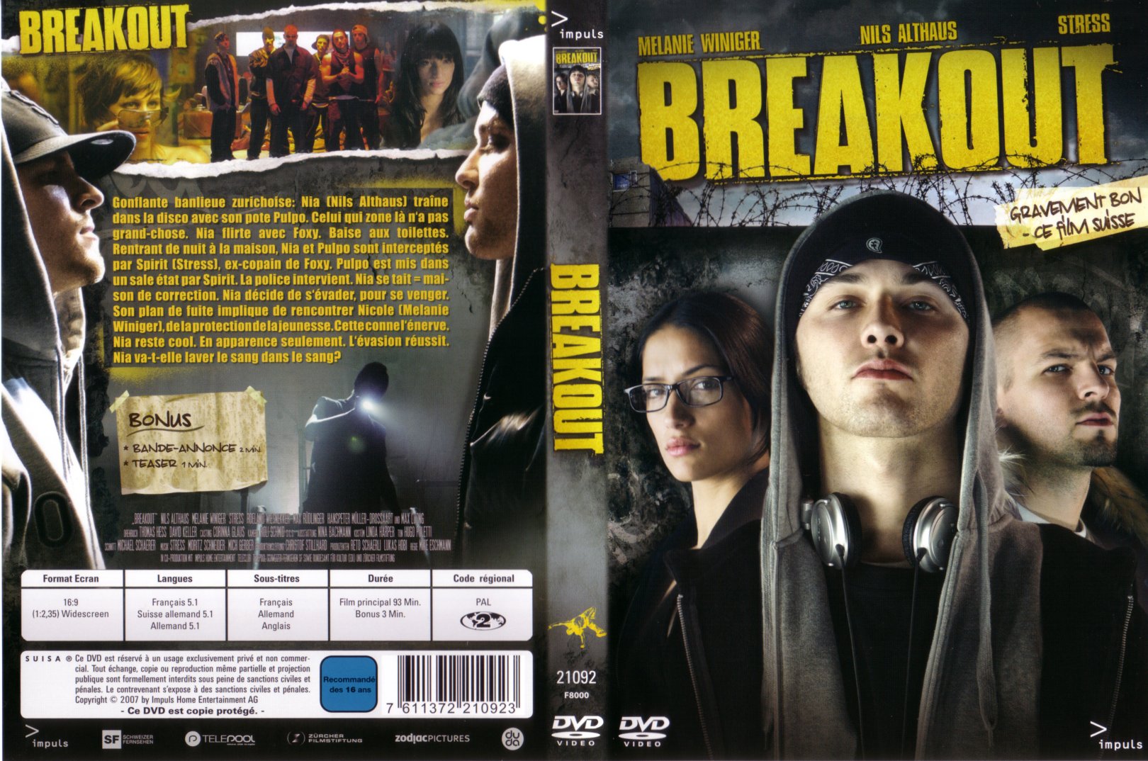 Jaquette DVD Breakout