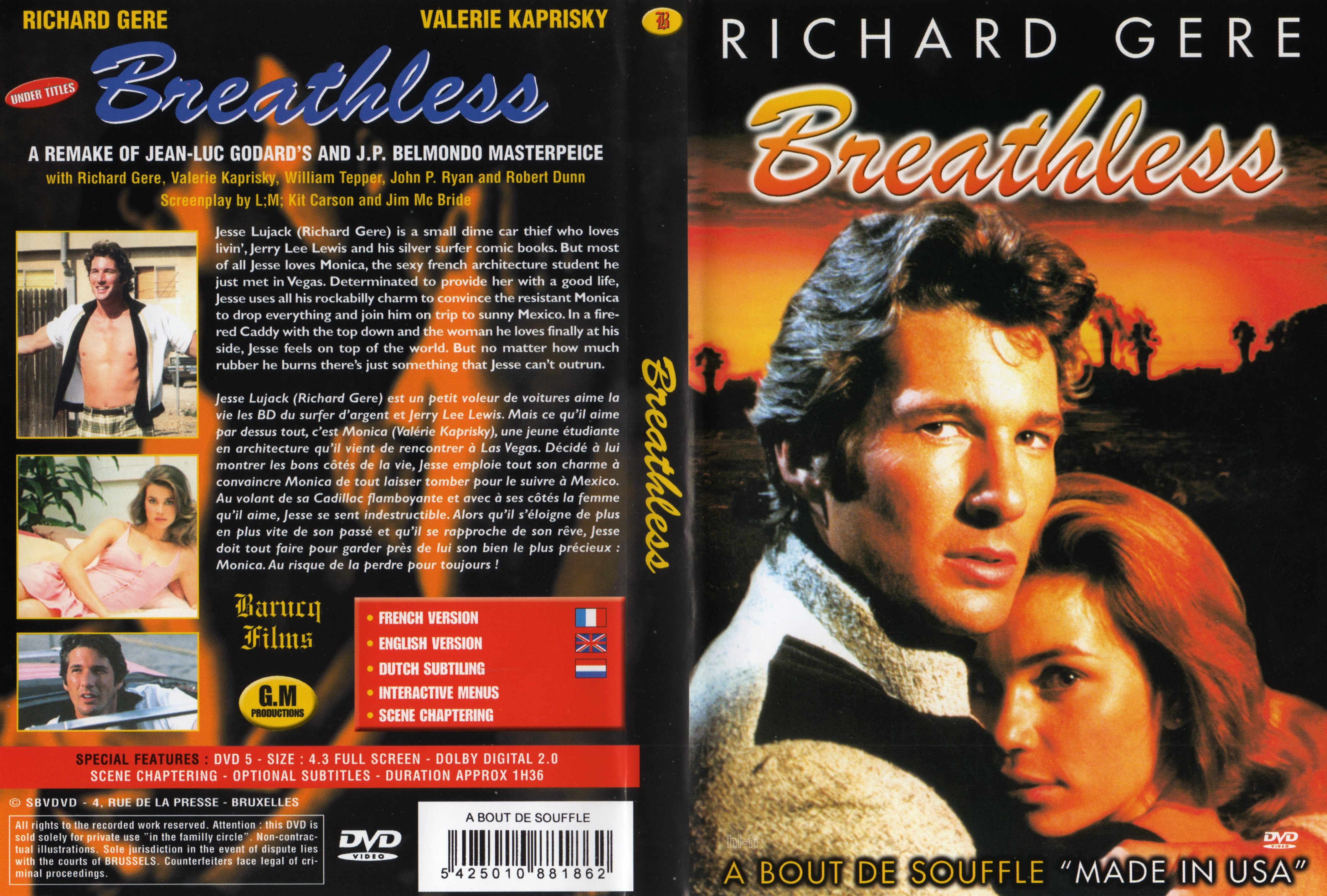 Jaquette DVD Breathless