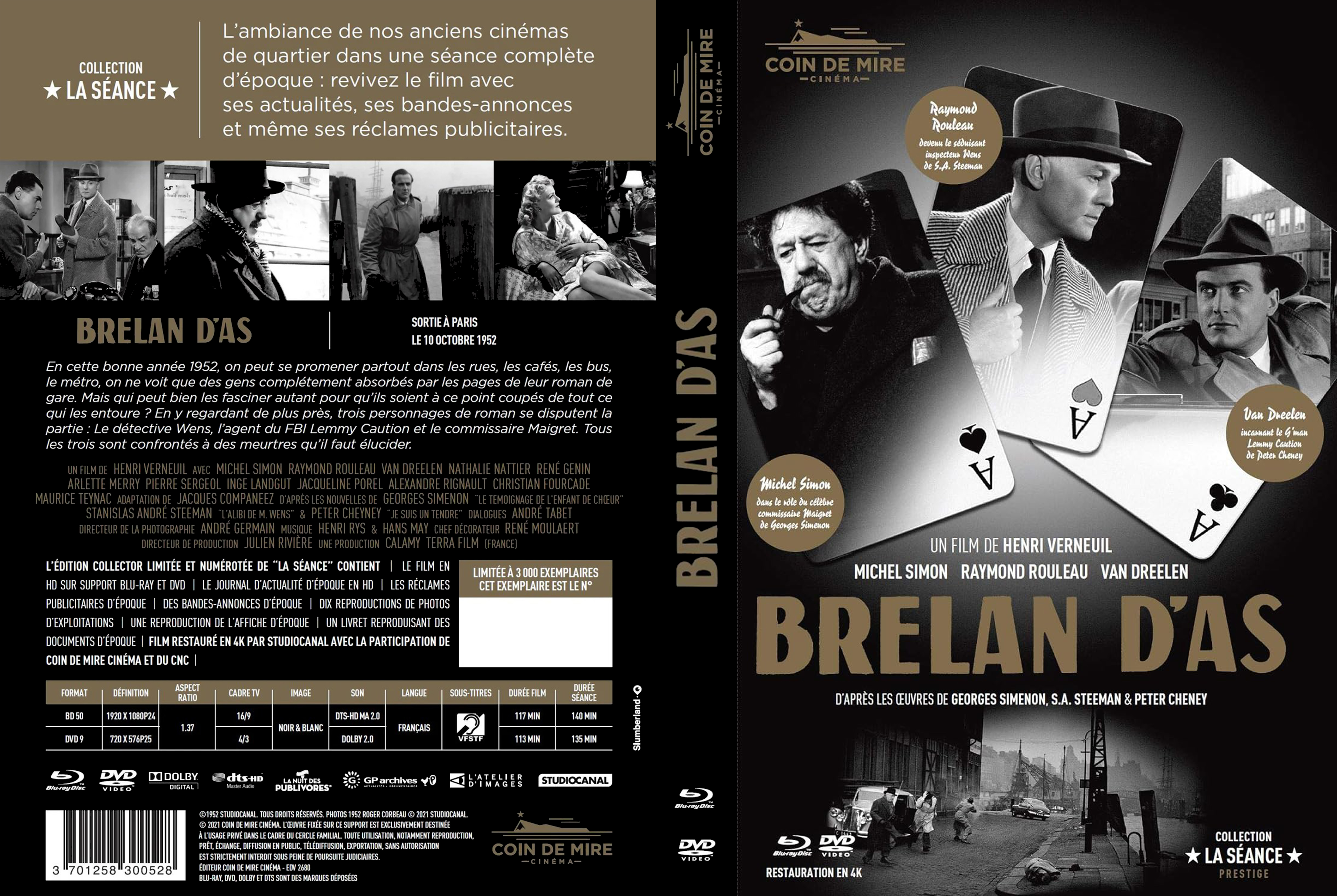 Jaquette DVD Brelan d