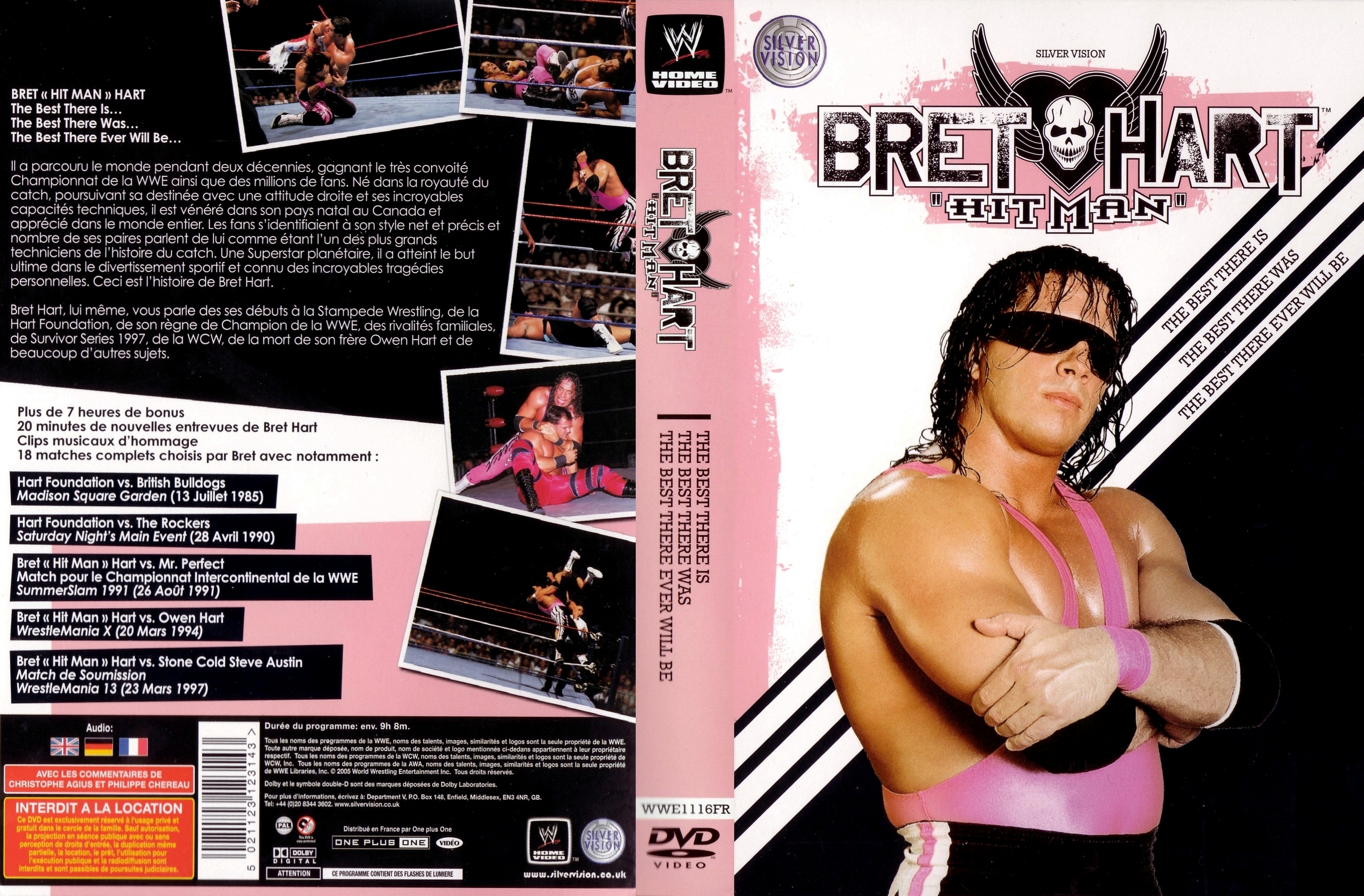 Jaquette DVD Bret Hart Hit Man