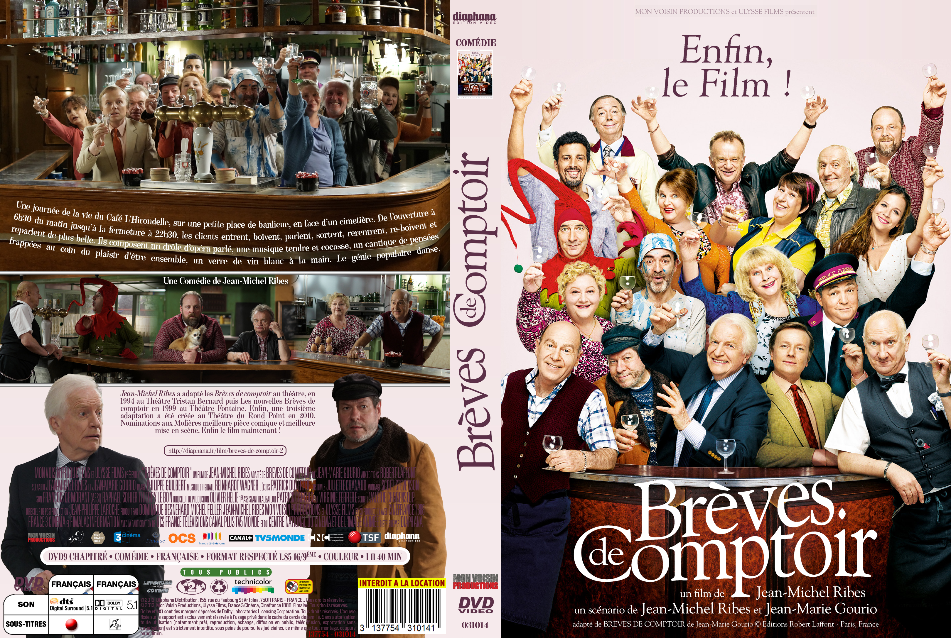 Jaquette DVD Brves de Comptoir custom