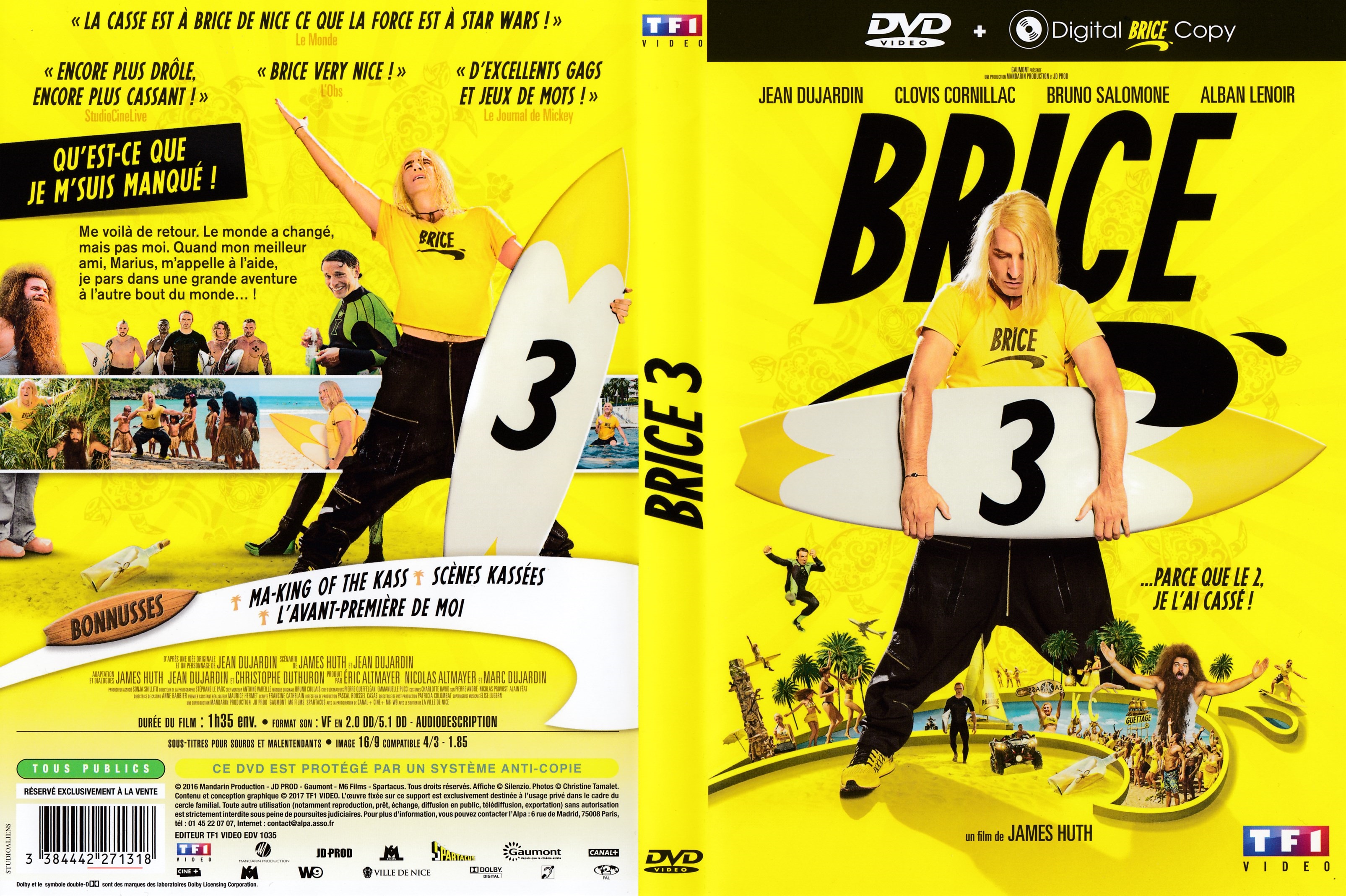 Jaquette DVD Brice 3