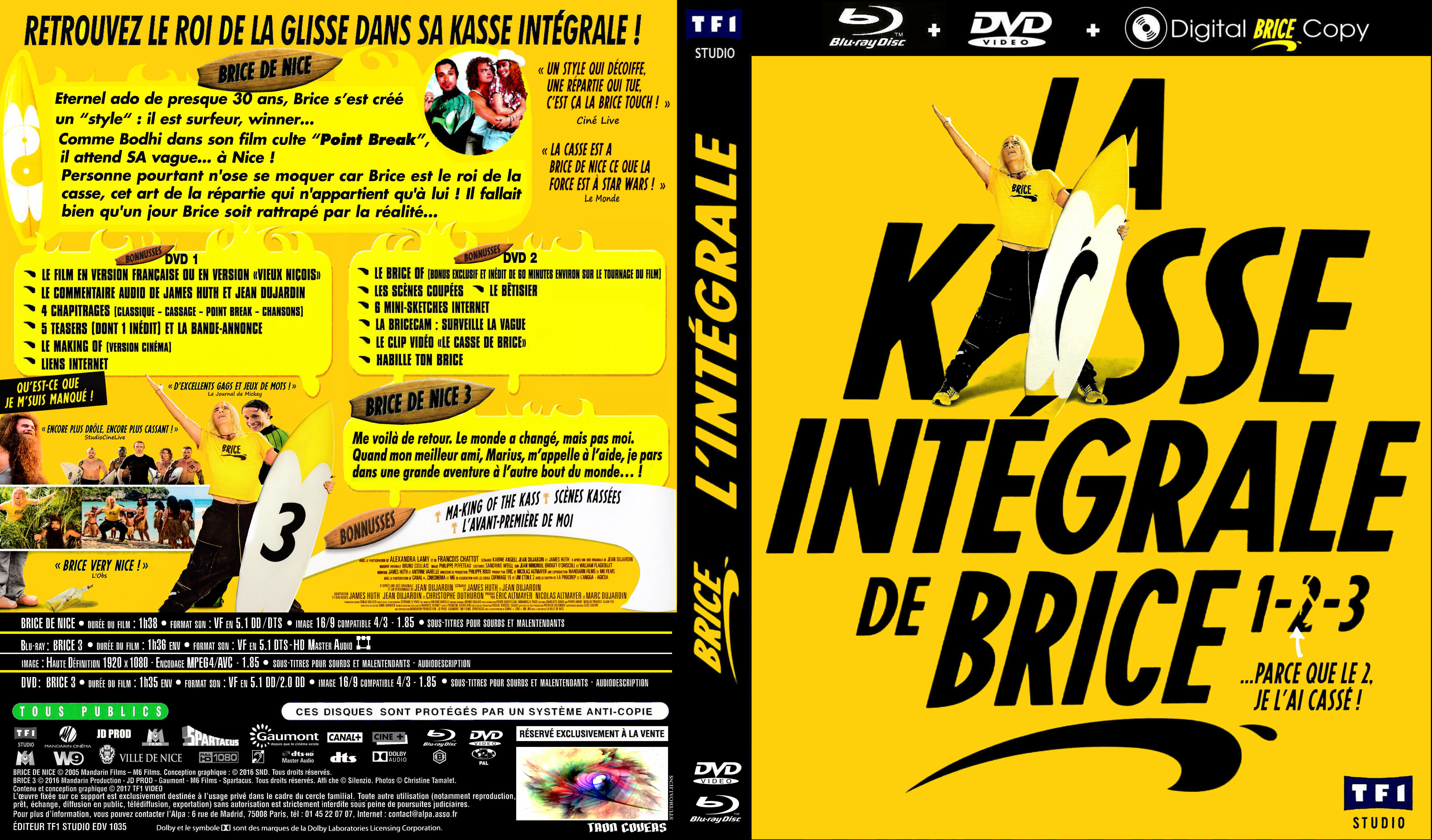 Jaquette DVD Brice de nice l