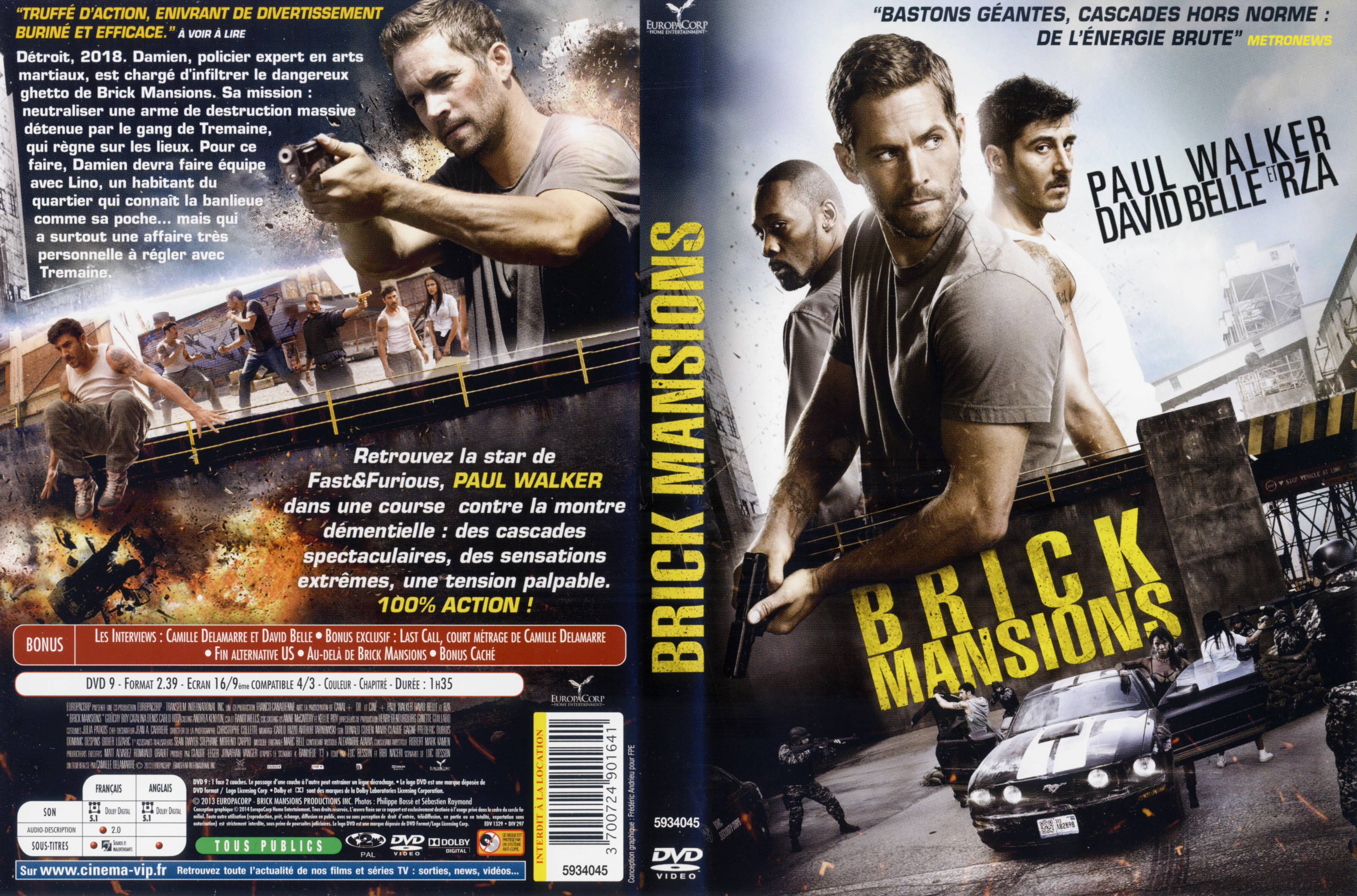 Jaquette DVD Brick Mansions