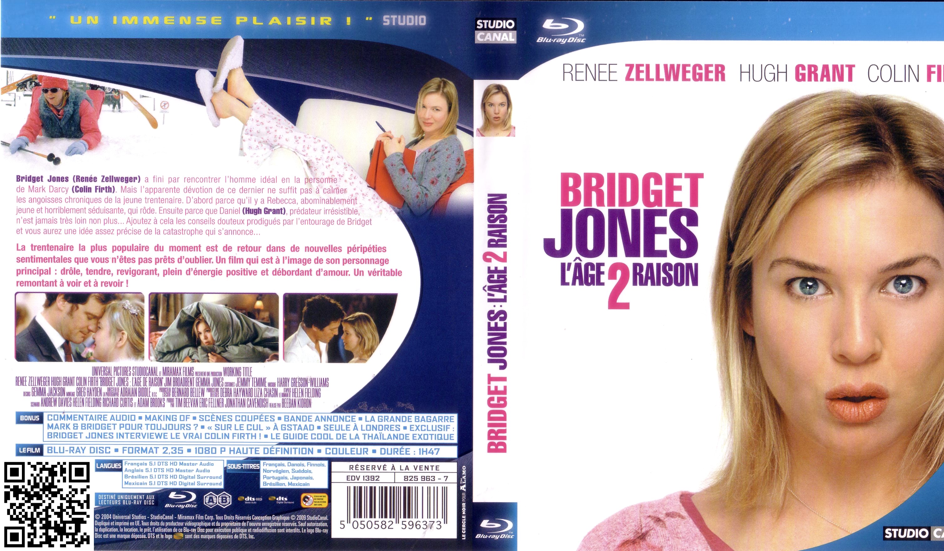 Jaquette DVD Bridget Jones L