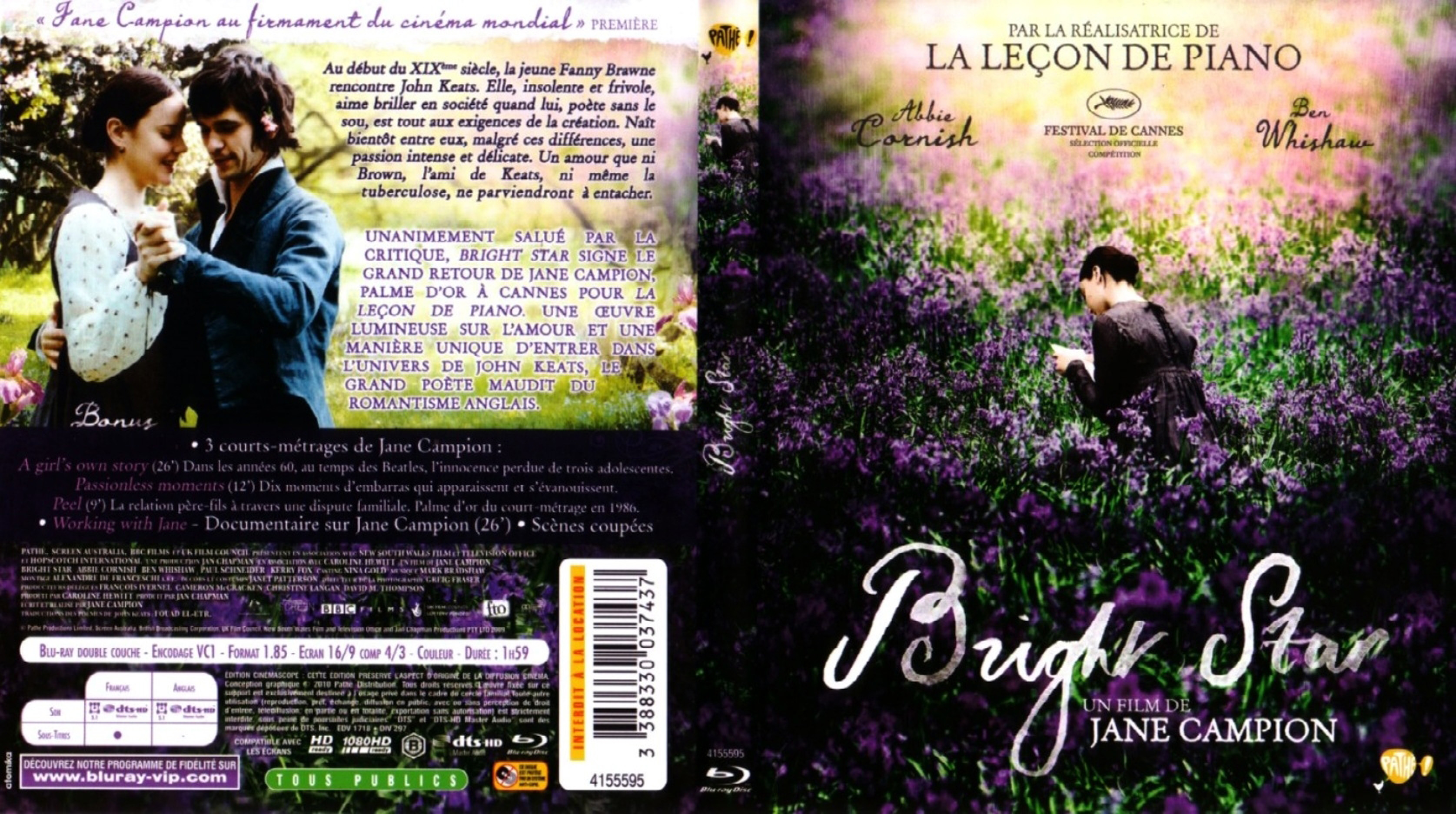 Jaquette DVD Bright star (BLU-RAY)