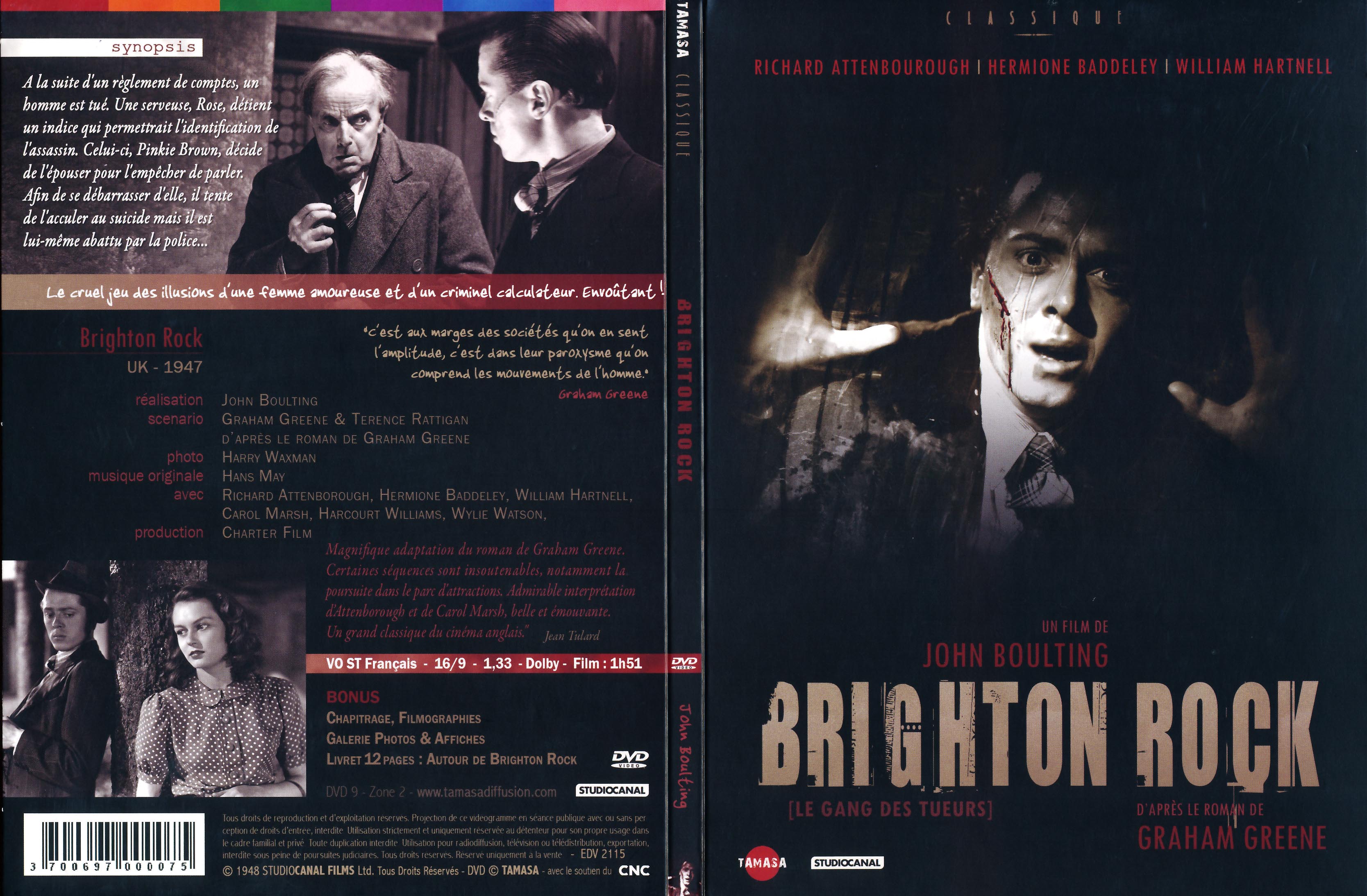 Jaquette DVD Brighton Rock