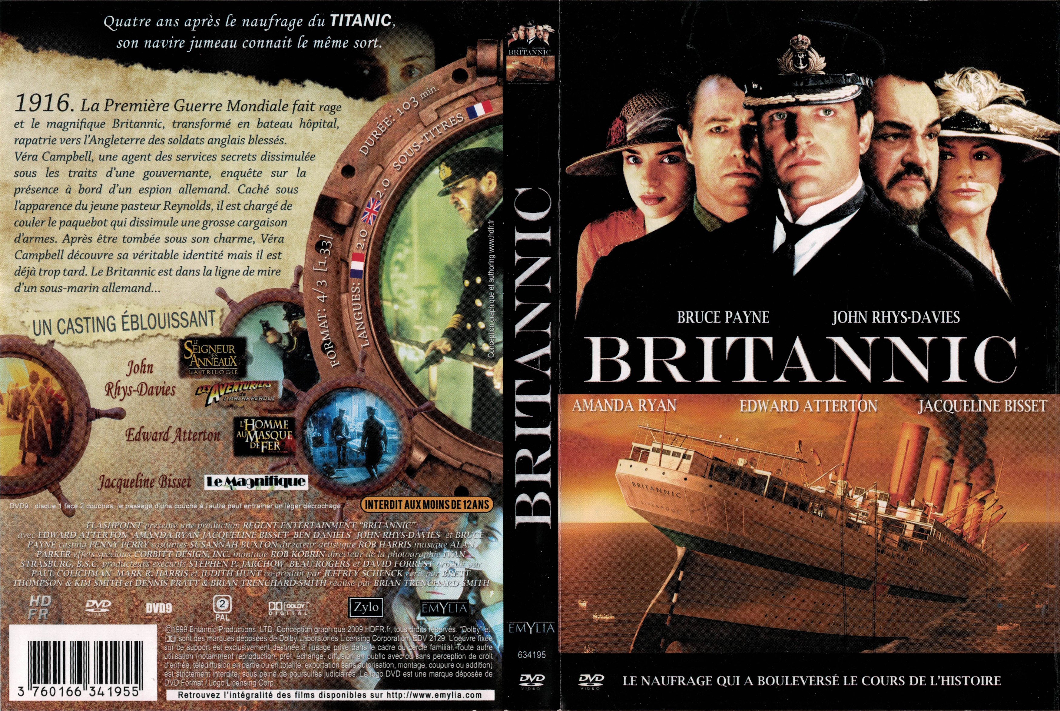 Jaquette DVD Britannic v3