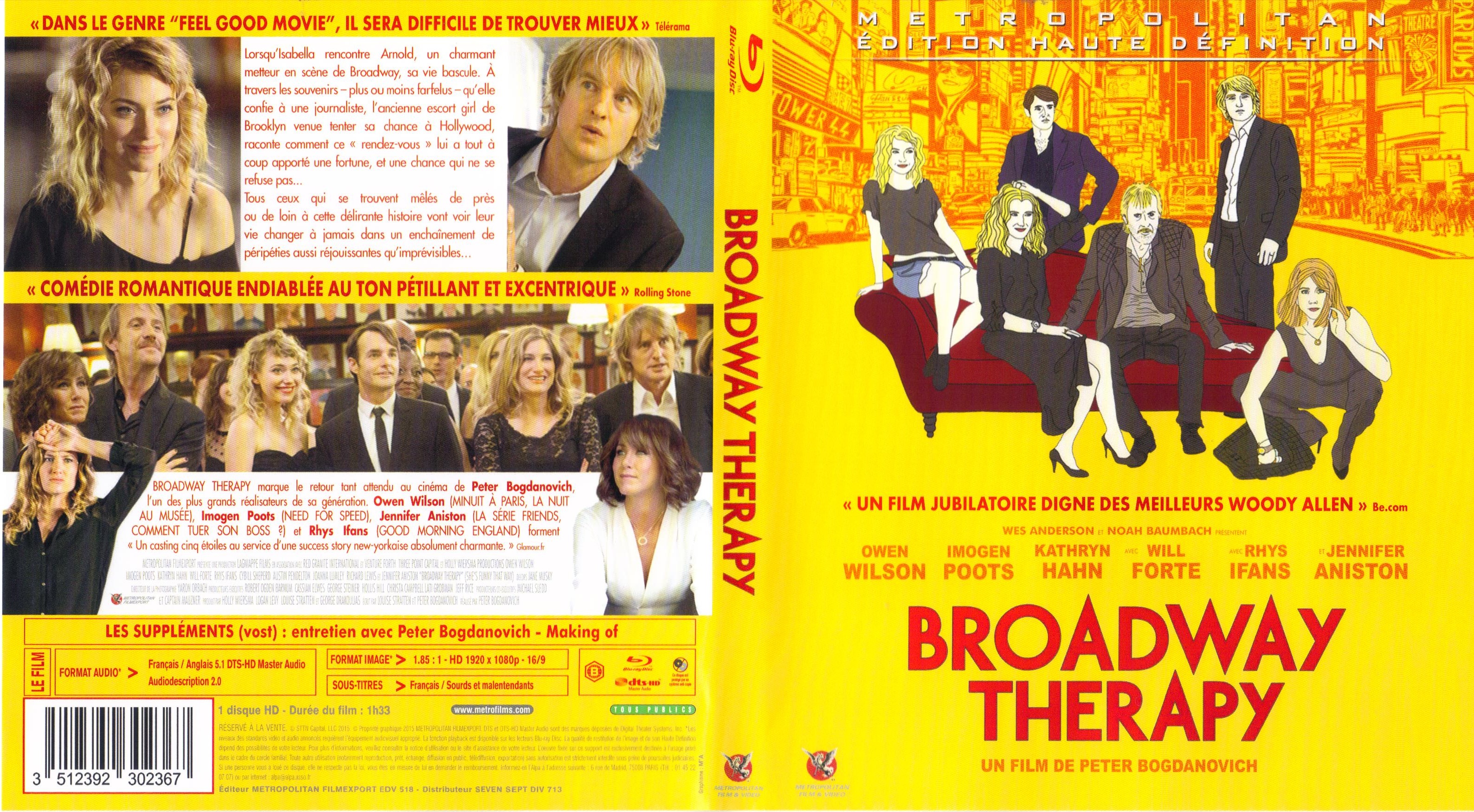 Jaquette DVD Broadway Therapy (BLU-RAY)