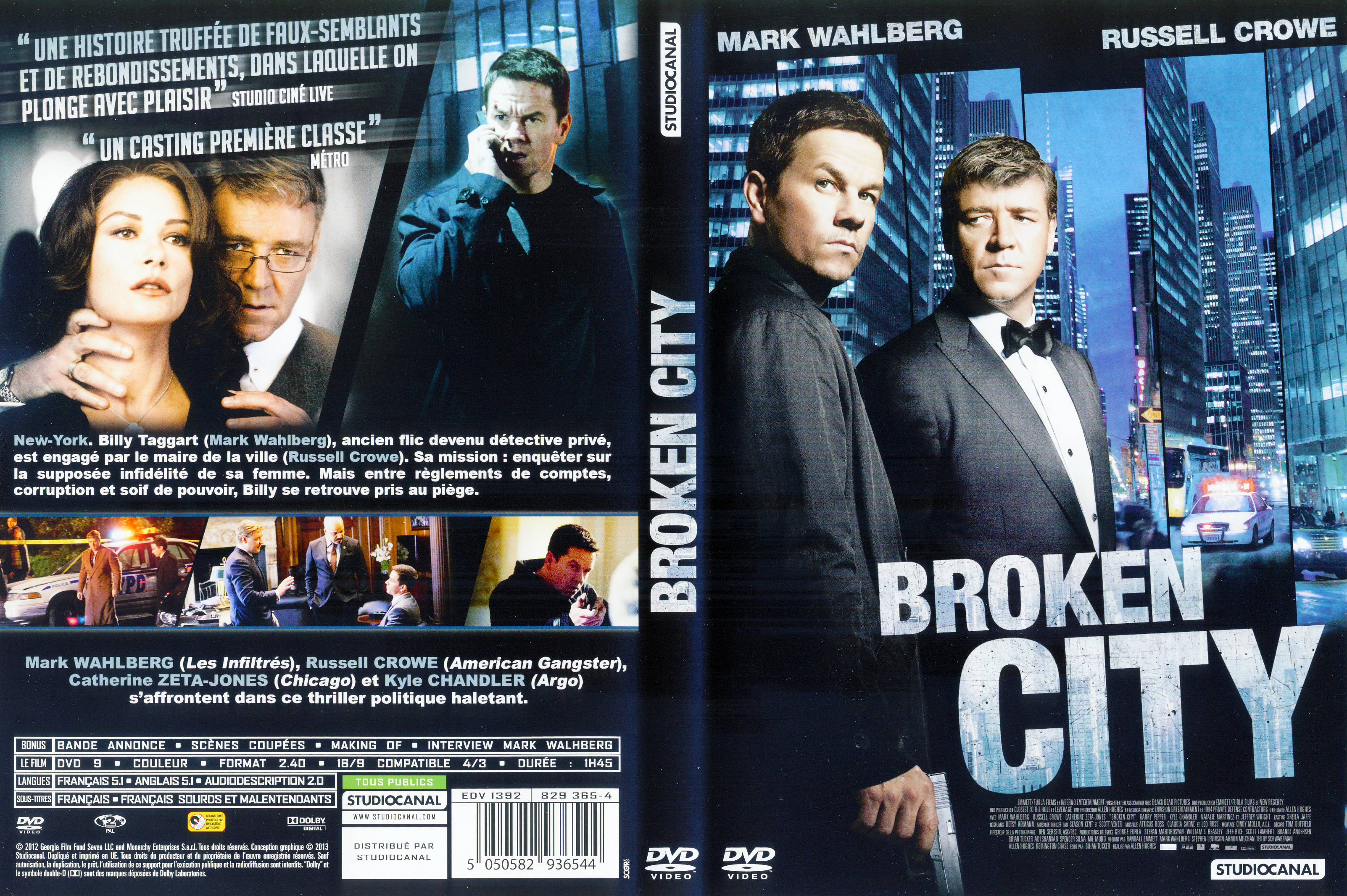 Jaquette DVD Broken City