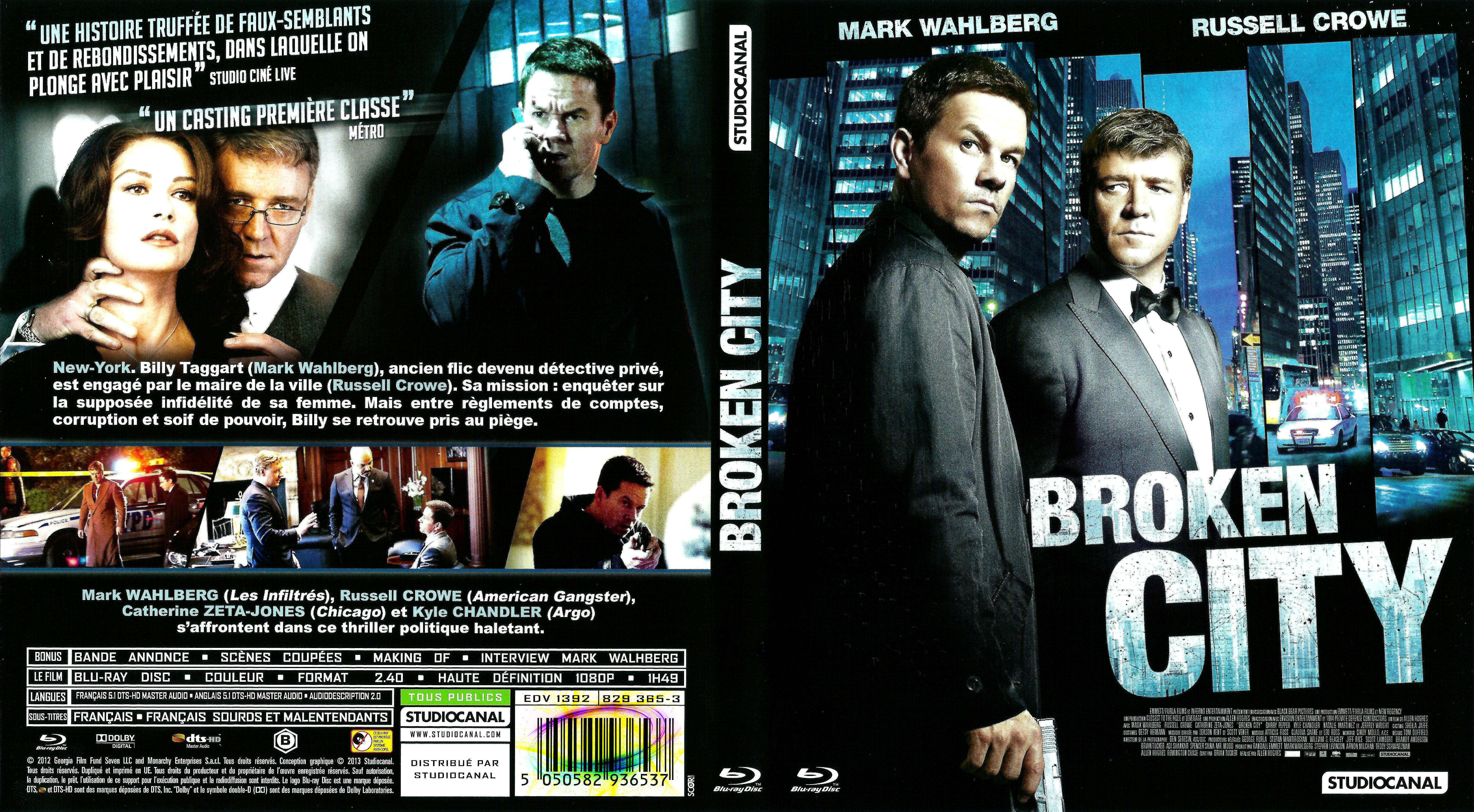 Jaquette DVD Broken City (BLU-RAY)
