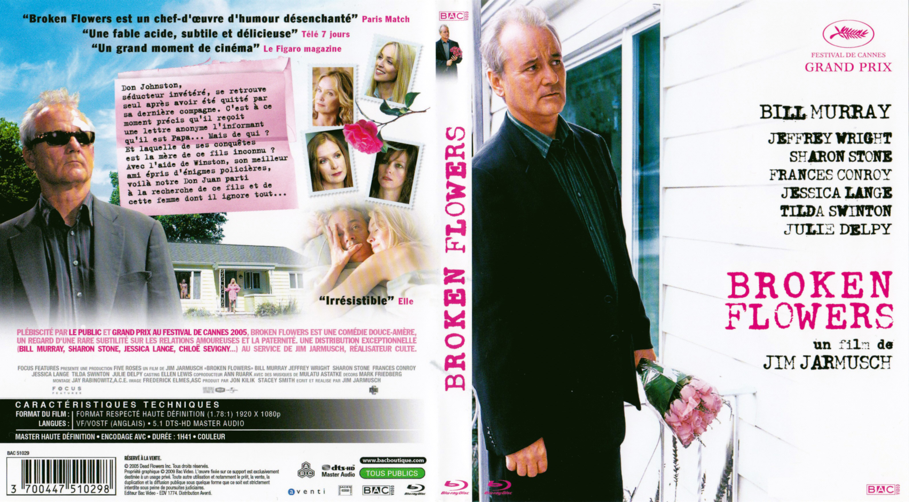 Jaquette DVD Broken Flowers (BLU-RAY)