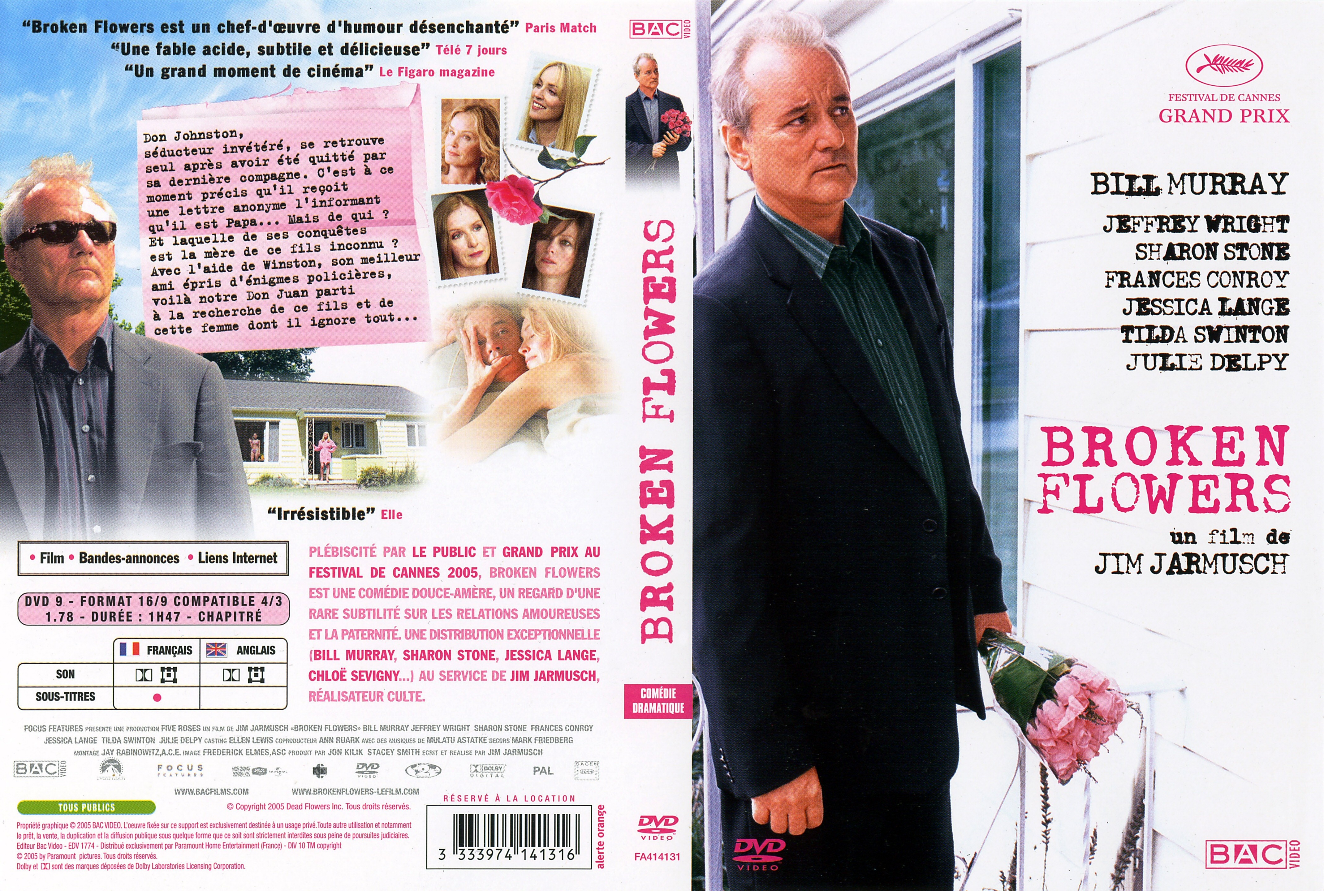 Jaquette DVD Broken Flowers v2
