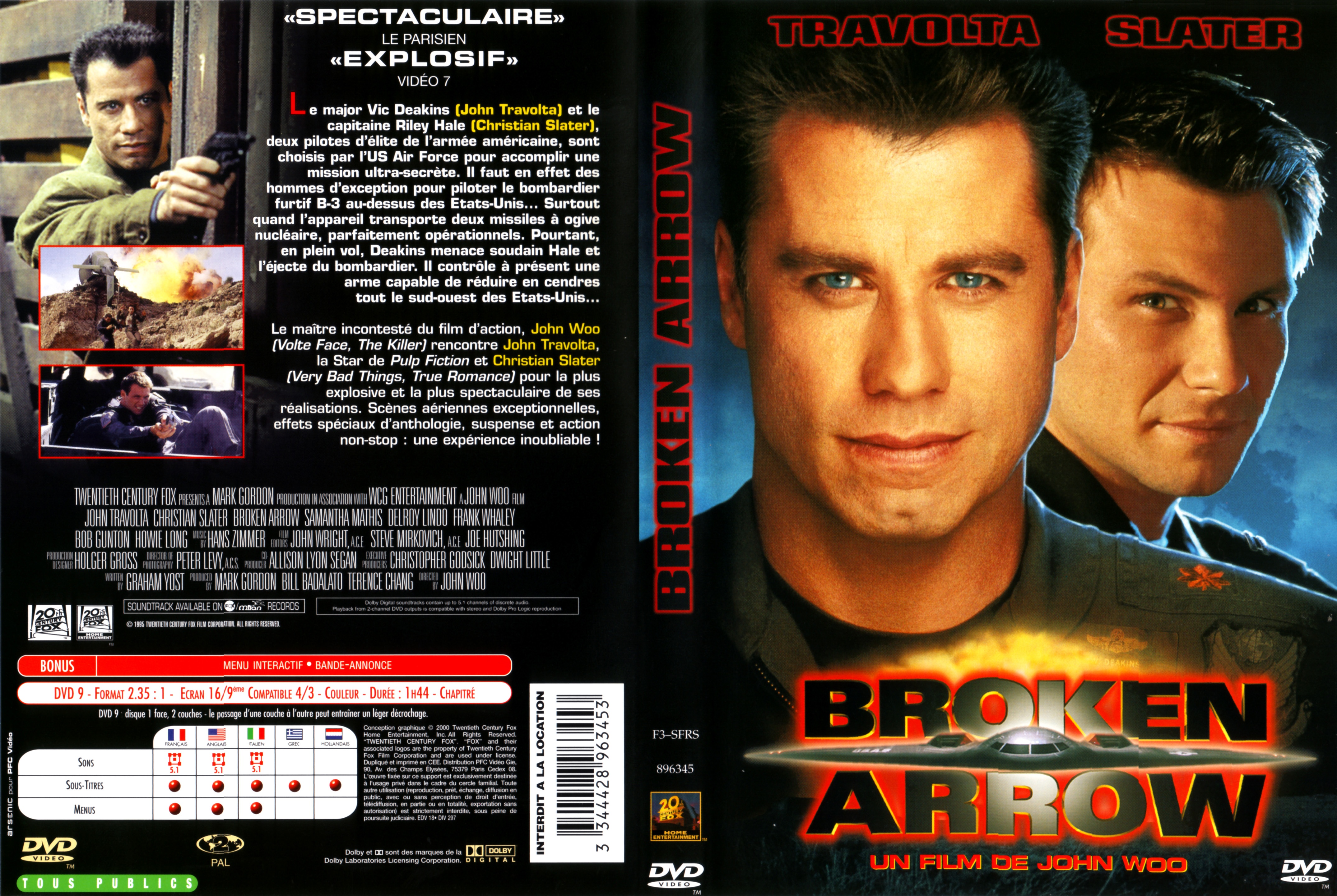 Jaquette DVD Broken arrow