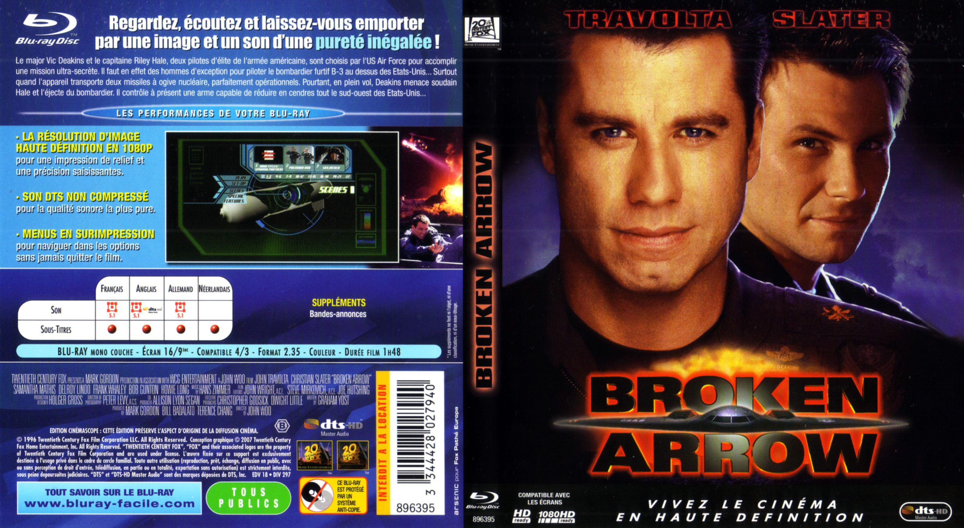 Jaquette DVD Broken arrow (BLU-RAY)