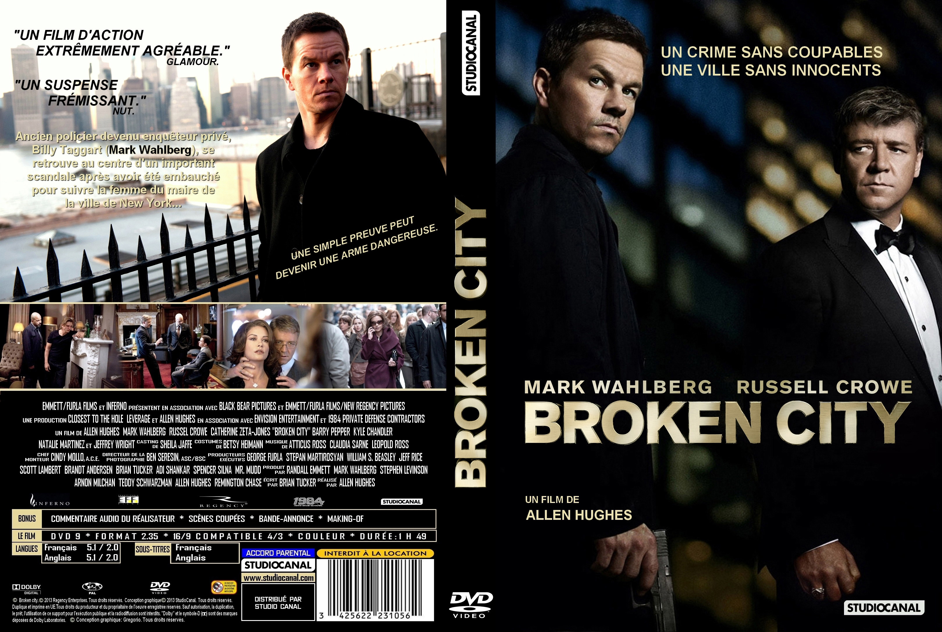 Jaquette DVD Broken city custom v2